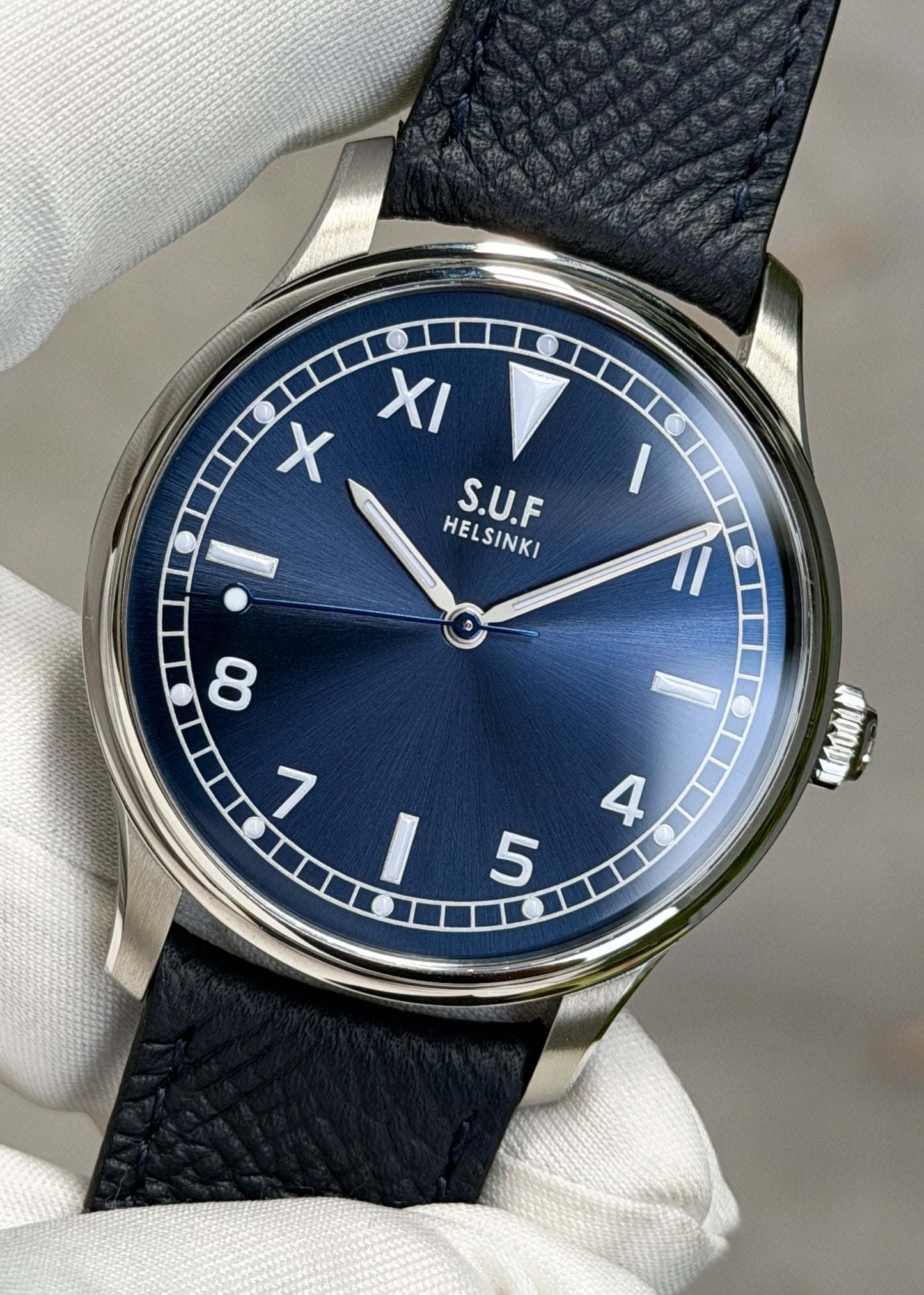 S.U.F Helsinki "180 Kelo Blue" Stainless Steel Special Edition - Serial #23/50 (Pre-Owned)