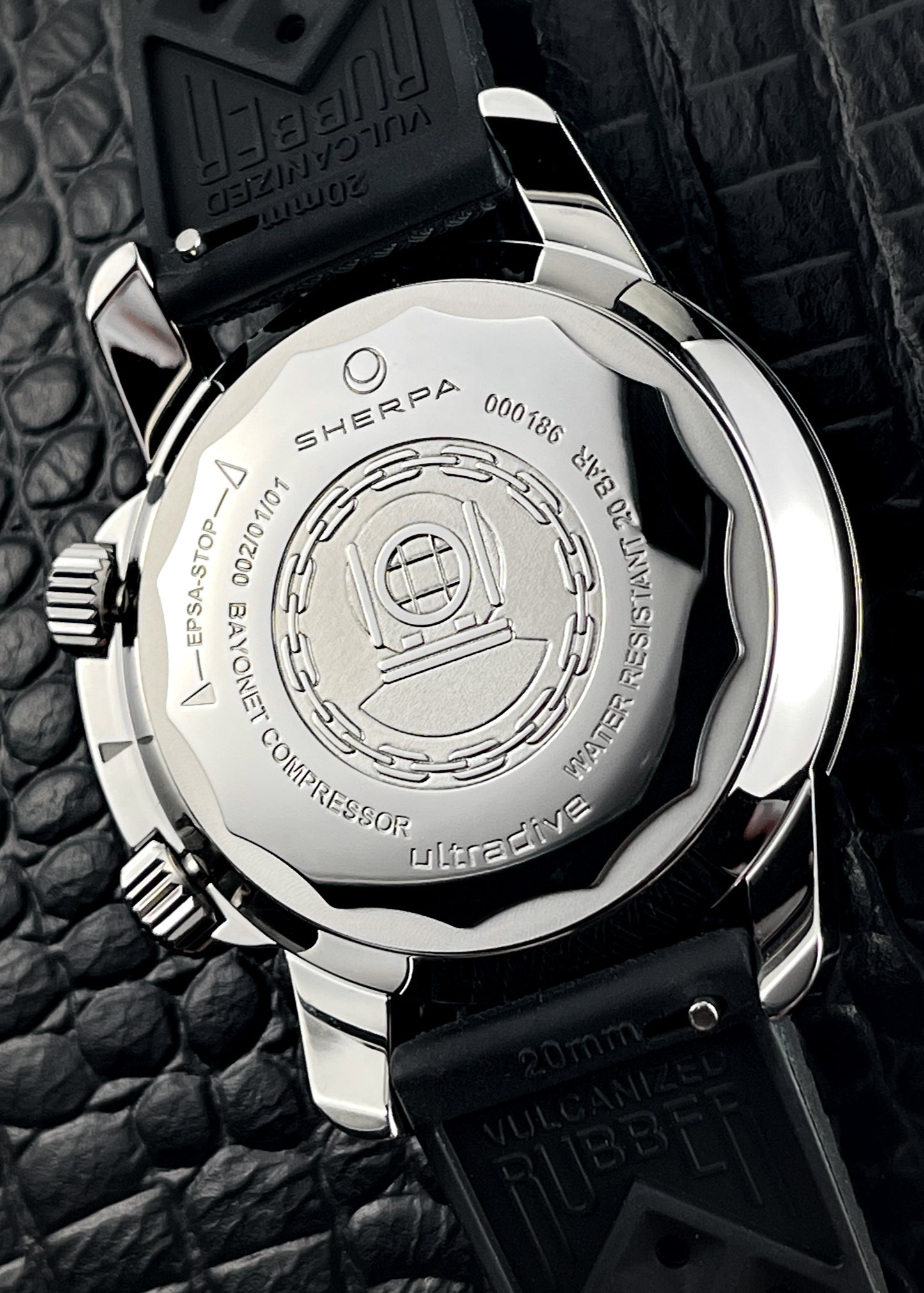 Sherpa Ultradive with Silver and Black "Tuxedo" Dial - Serial #186 (IN STOCK)