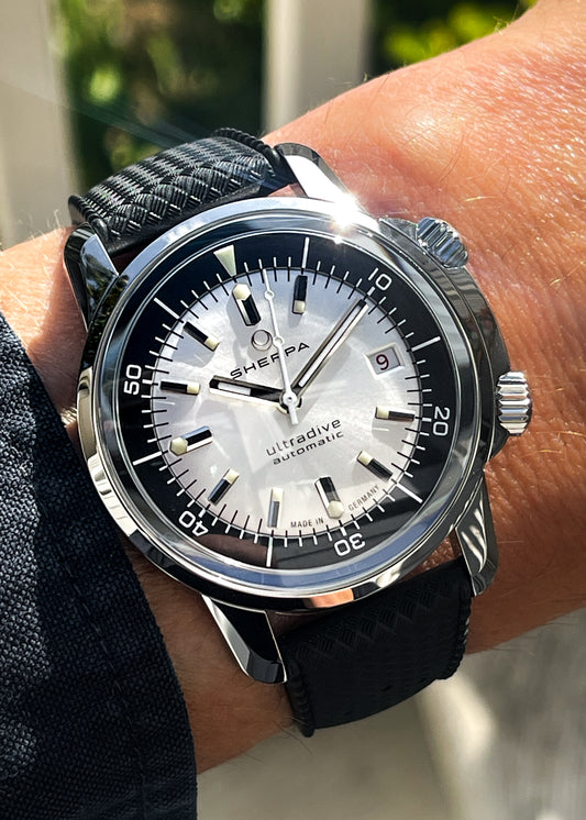 Sherpa Ultradive with Silver and Black "Tuxedo" Dial - Serial #186 (IN STOCK)