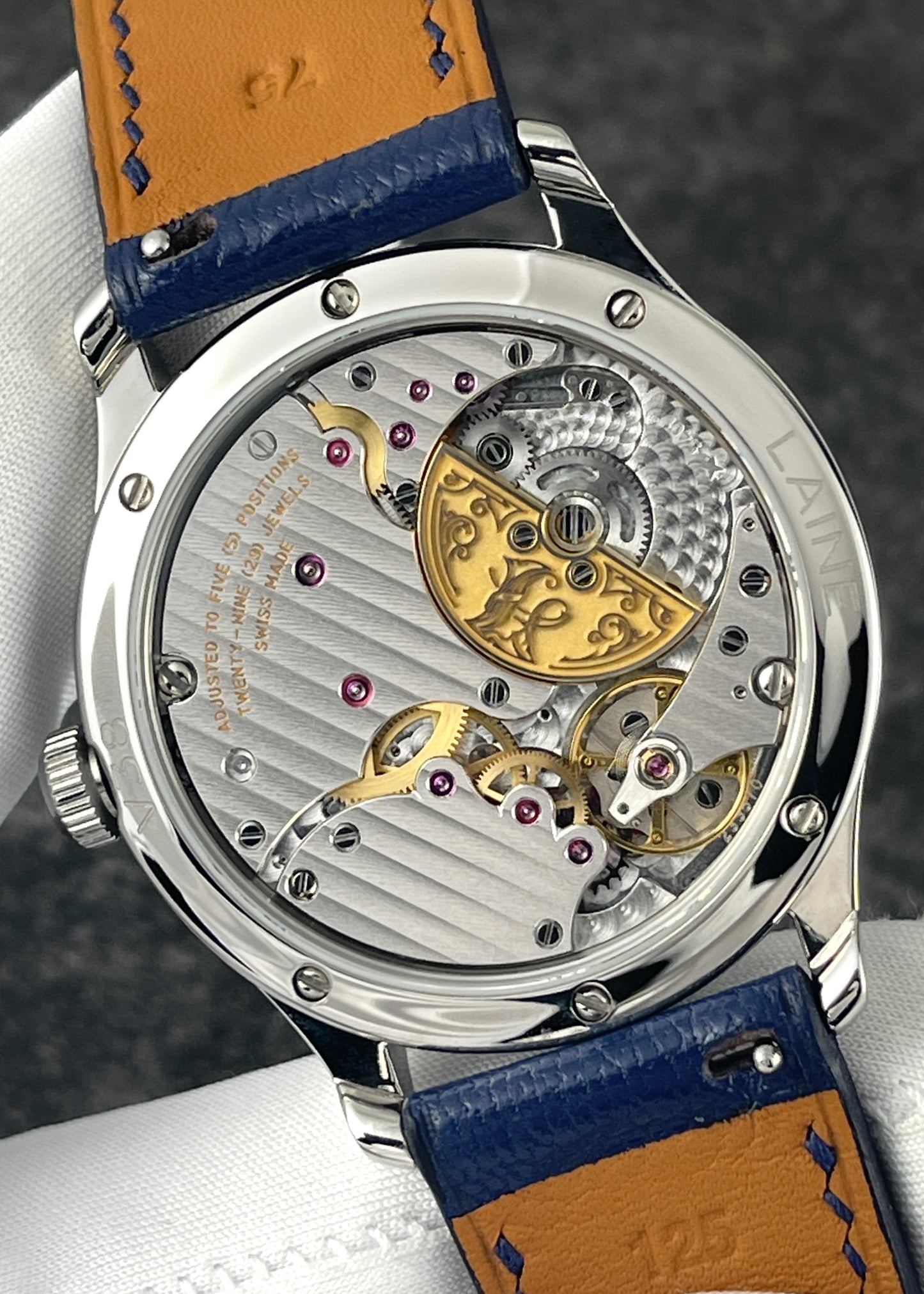 Laine V38 w/ Rhodium Guilloché Dial  - Serial #233570 (Pre-Owned)