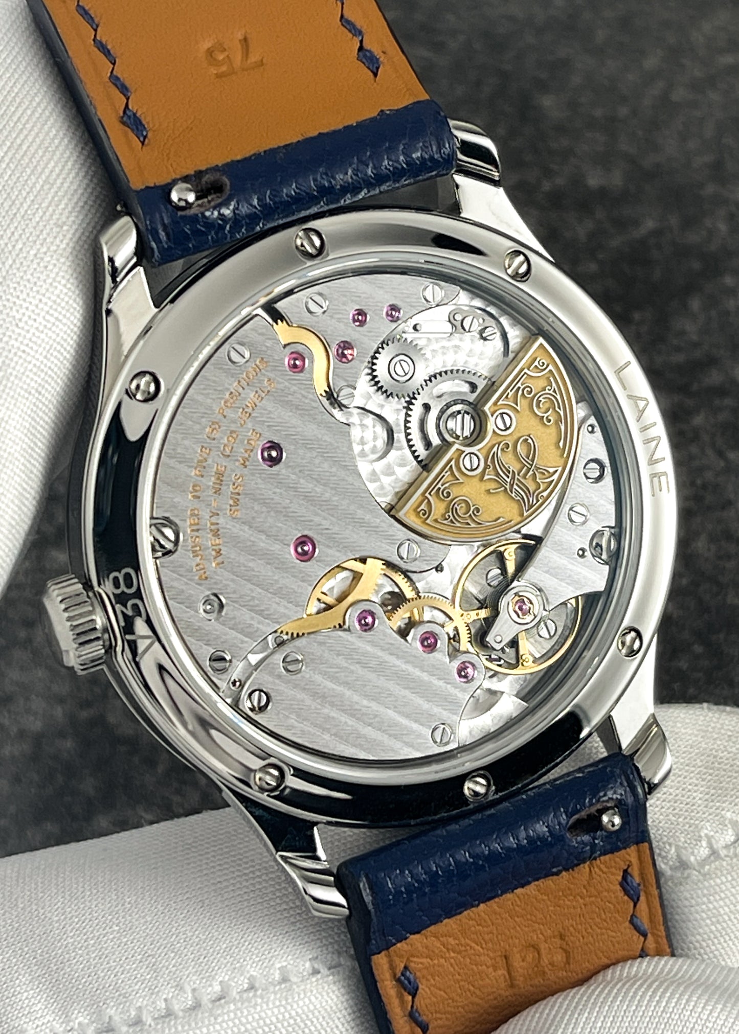 Laine V38 w/ Rhodium Guilloché Dial  - Serial #233570 (Pre-Owned)