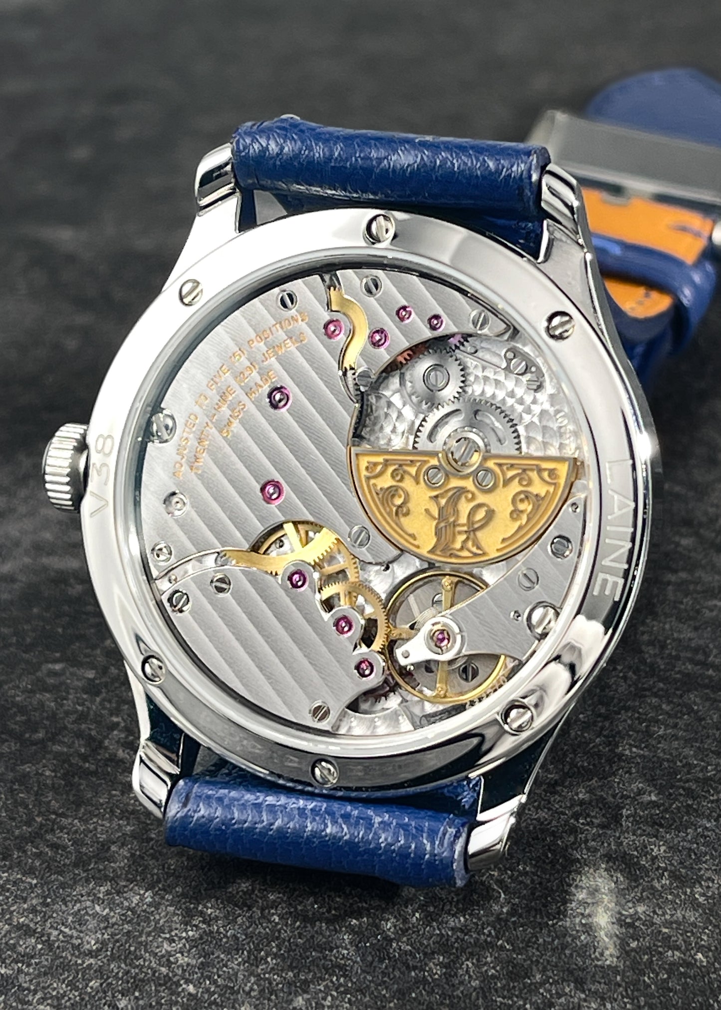Laine V38 w/ Rhodium Guilloché Dial  - Serial #233570 (Pre-Owned)
