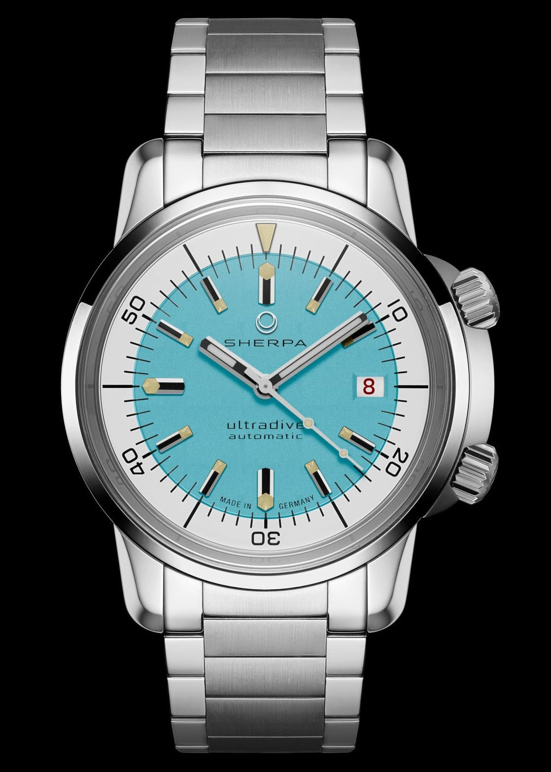 Sherpa Ultradive with Blue "Atoll" Dial and Tropic Rubber Strap (Pre-Order)