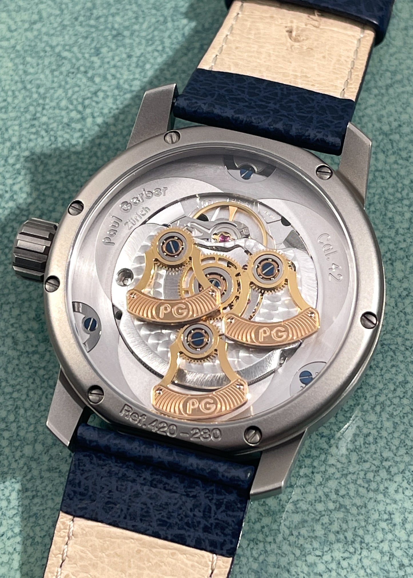 Paul Gerber Model 42 Pilot Blue Dial - Serial 280 (Pre-Owned)