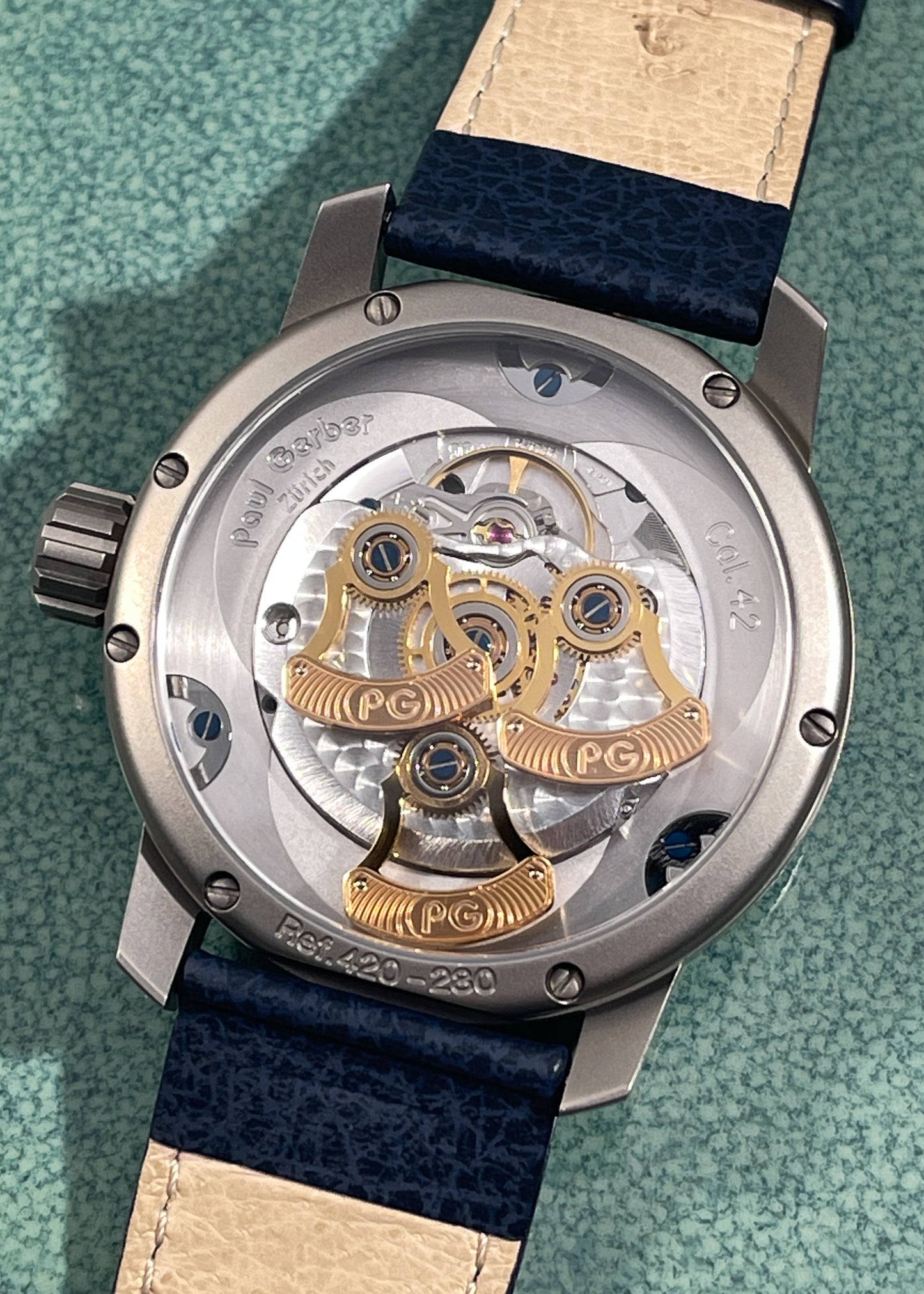 Paul Gerber Model 42 Pilot Blue Dial - Serial 280 (Pre-Owned)