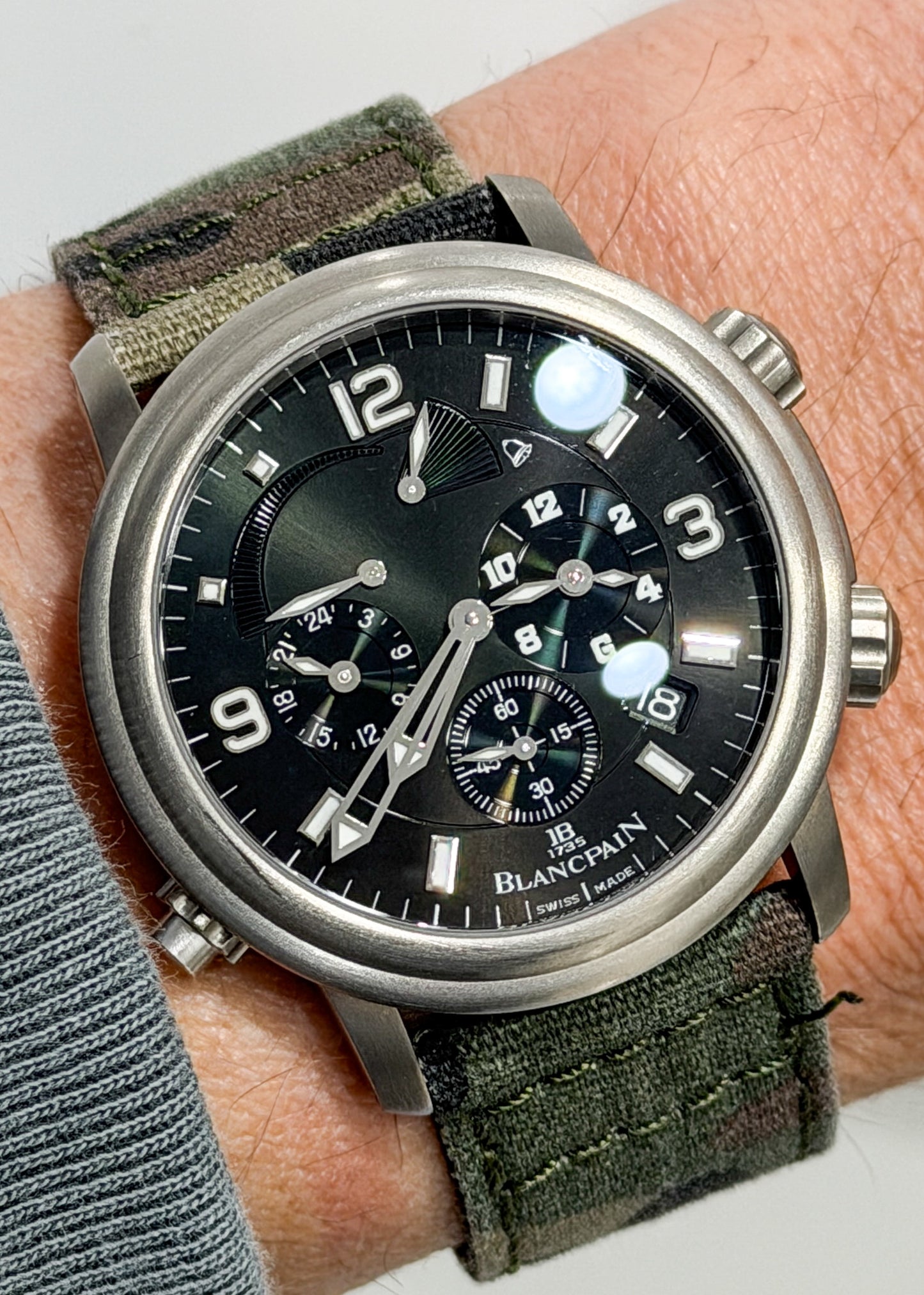 Blancpain Leman Reveil GMT Titanium - Serial #193 (Pre-Owned)