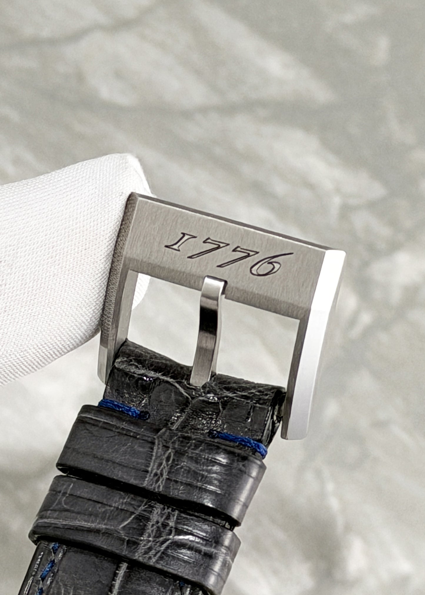 1776 Atelier "Montpelier" Stainless Steel w/ Alligator Strap - Serial #2