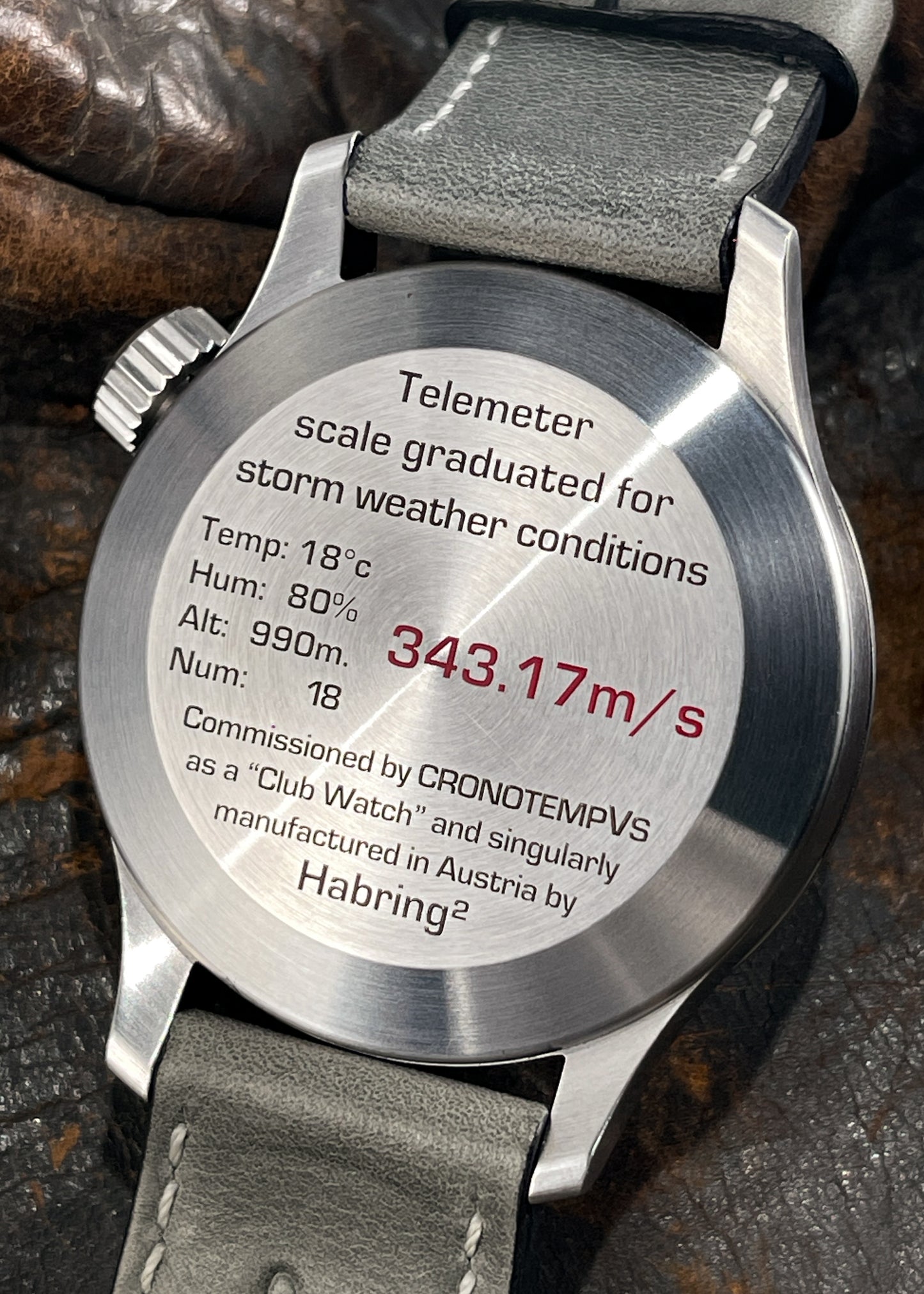 Habring² "CronotempVs III" COS ZM Pusherless Chronograph - Serial #18 (Pre-Owned)