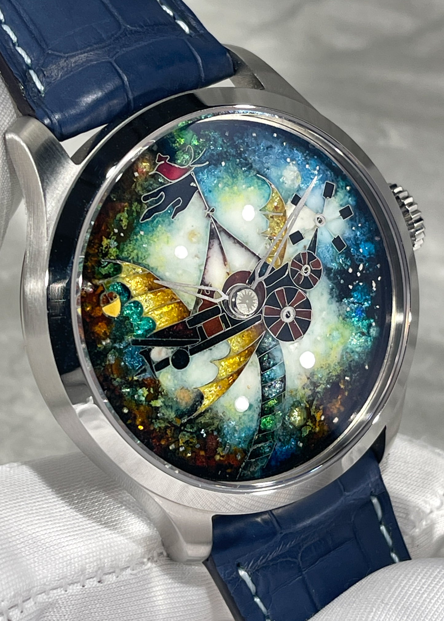 Deguiret "Drôle d’Oiseau" w/ Cloisonné Enamel Dial - Serial# DGT-010 (Pre-Owned)