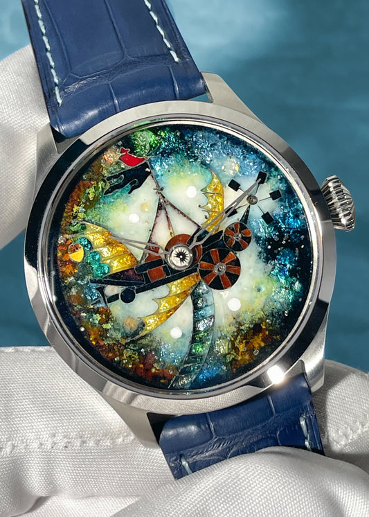 Deguiret "Drôle d’Oiseau" w/ Cloisonné Enamel Dial - Serial# DGT-010 (Pre-Owned)