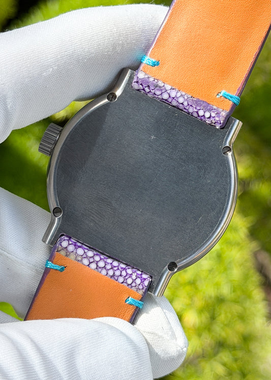 Ochs und Junior Date w/ Purple Dial and Multi-Colored Hands (Pre-Owned)
