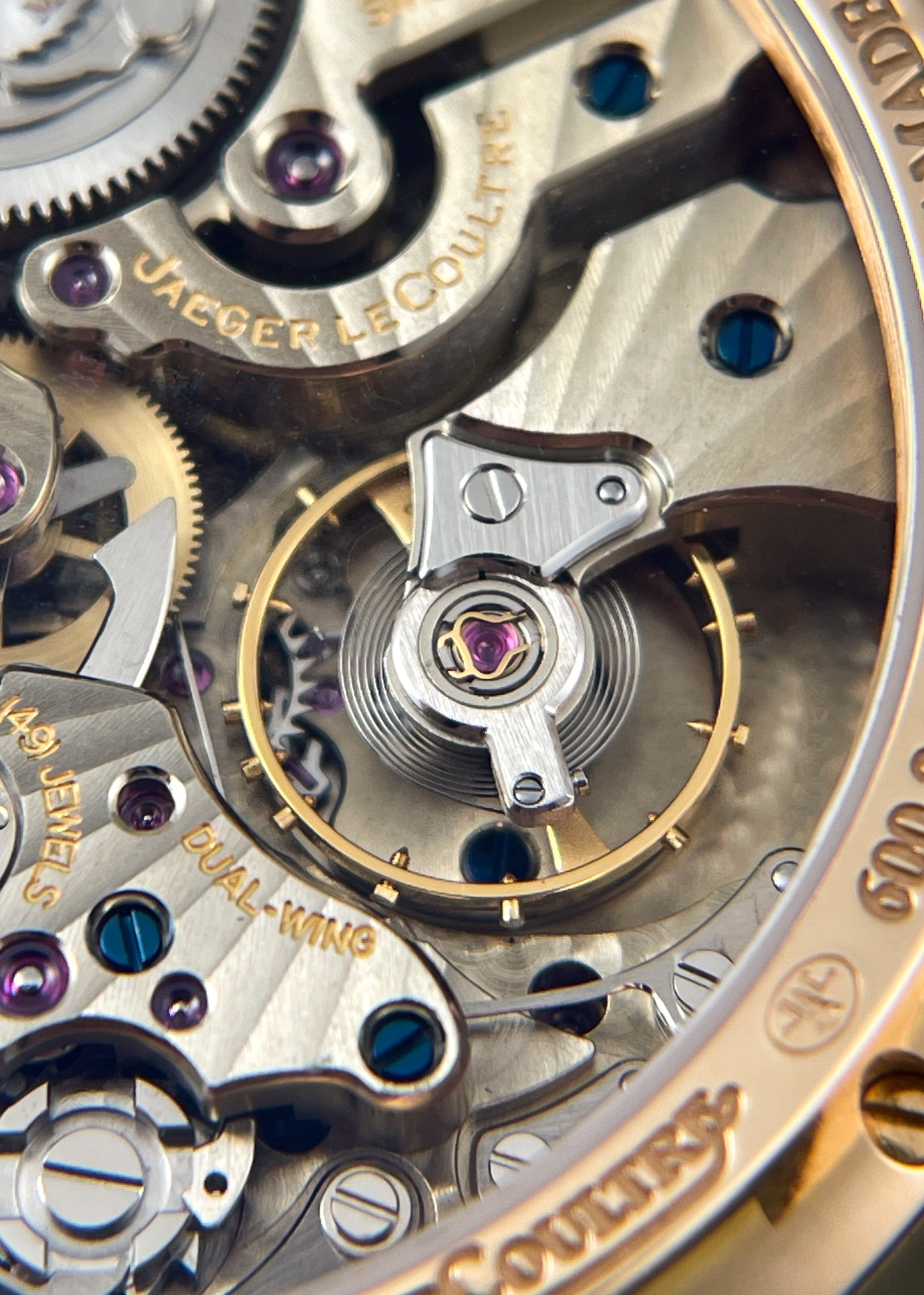 Jaeger LeCoultre 18k Rose Duometre w/ Box & Papers Q6012420 (Pre-Owned)