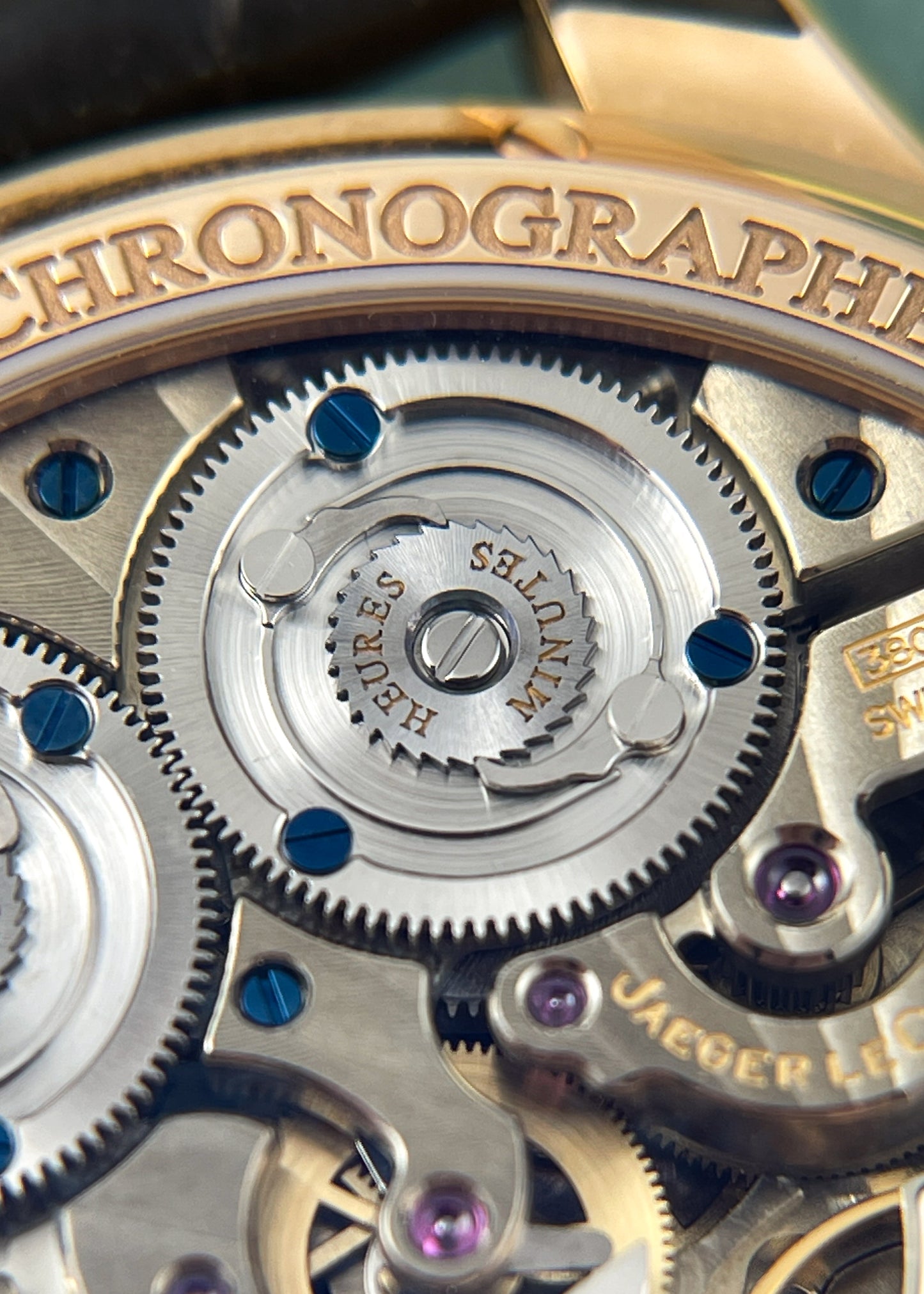 Jaeger LeCoultre 18k Rose Duometre w/ Box & Papers Q6012420 (Pre-Owned)