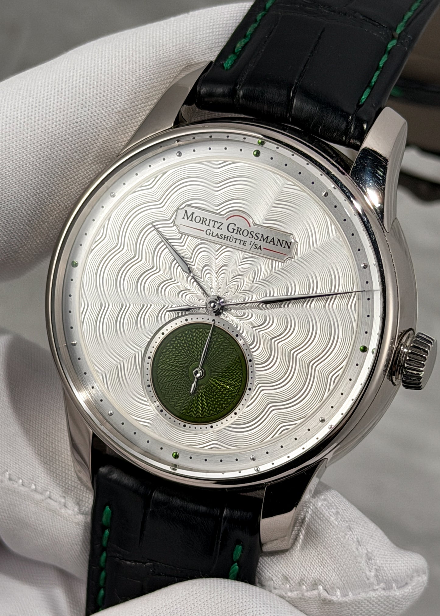 Moritz Grossmann 18k White Gold Hamatic x Kari Voutilainen PIECE UNIQUE - Serial #11571 (Pre-Owned)