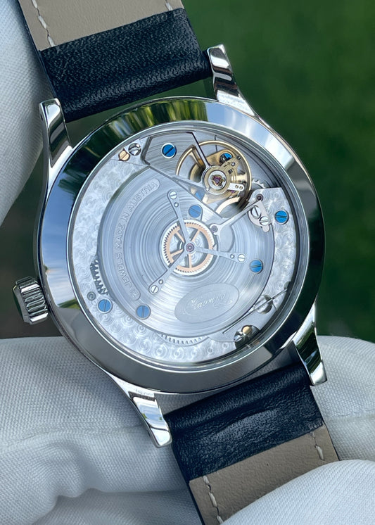 Habring² Erwin White Lacquer Dial w/ Black Breguet Numerals Serial #103 (Pre-Owned)