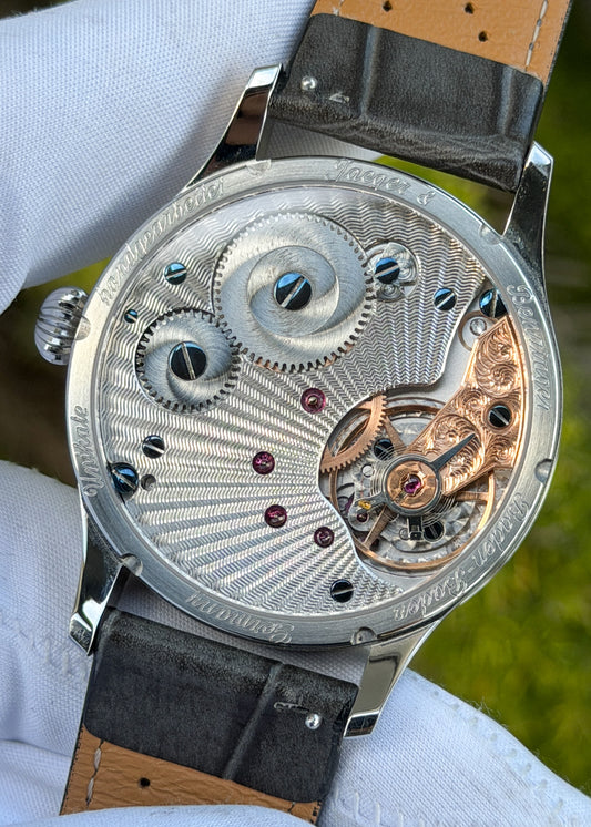 Jaeger & Benzinger Edition 1 Rhodium/Silver Dial w/ Arabic Numerals (Pre-Owned)