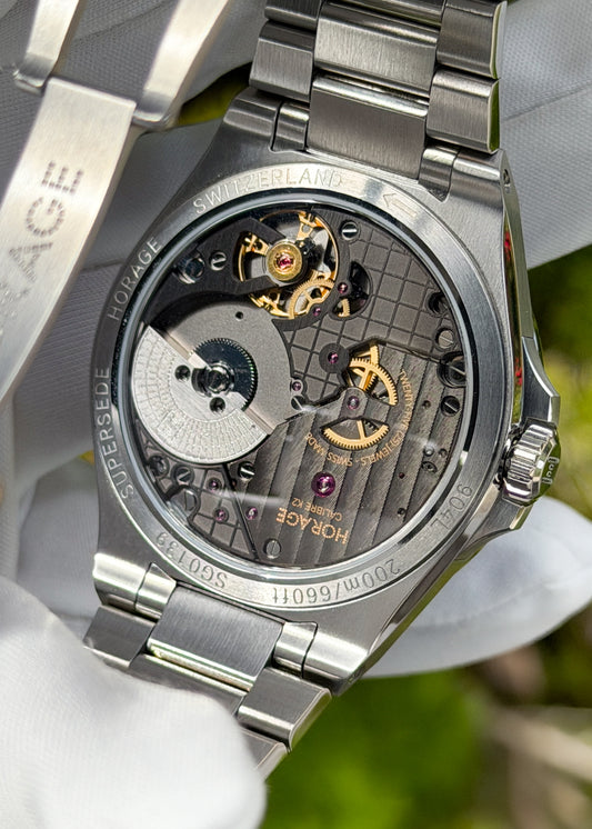 Horage Supersede GMT K2 w/ Transatlantic Blue Dial & Platinum Rotor - Serial #SG0139 (Pre-Owned)