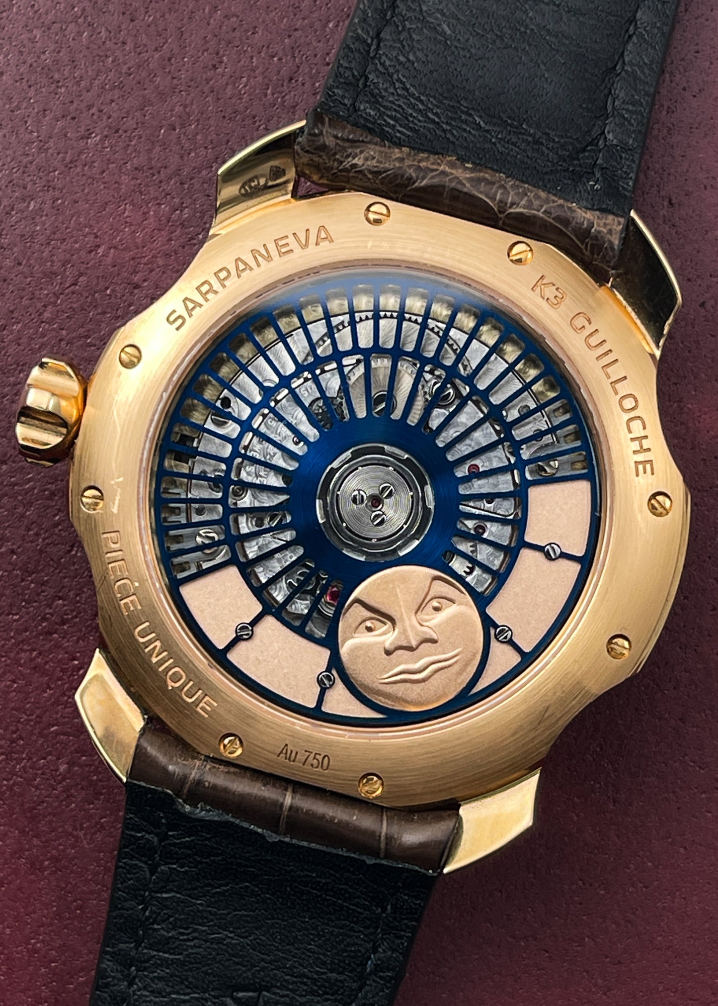 SARPANEVA K3 Guilloché 18 Karat Rose Gold - Serial "Piece Unique" (Pre-Owned)