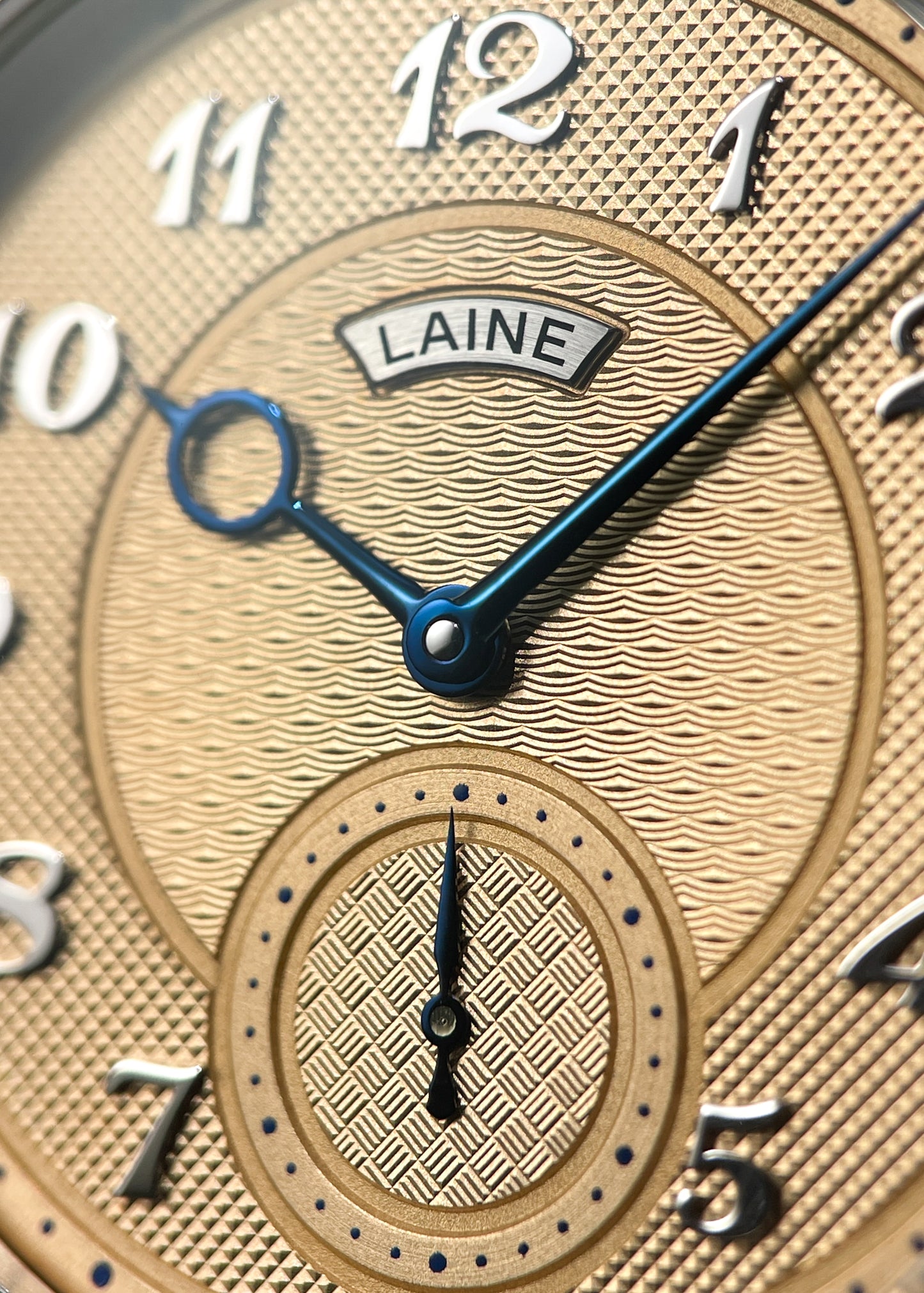 Laine V38 Salmon Dial w/ Triple Guilloché - Serial 213149 (Pre-Owned)
