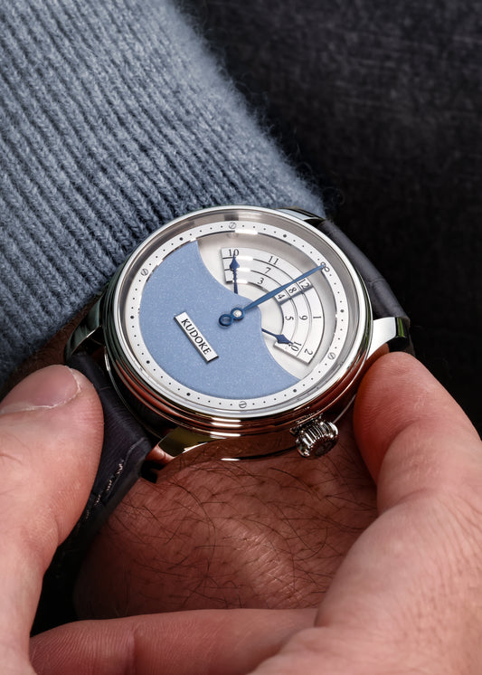KUDOKE "Kudoke 3" Stainless Steel w/ Sky Blue Dial (Pre-Order)