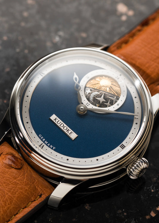 KUDOKE "Kudoke 2" Stainless Steel w/ Blue Dial (Pre-Order)