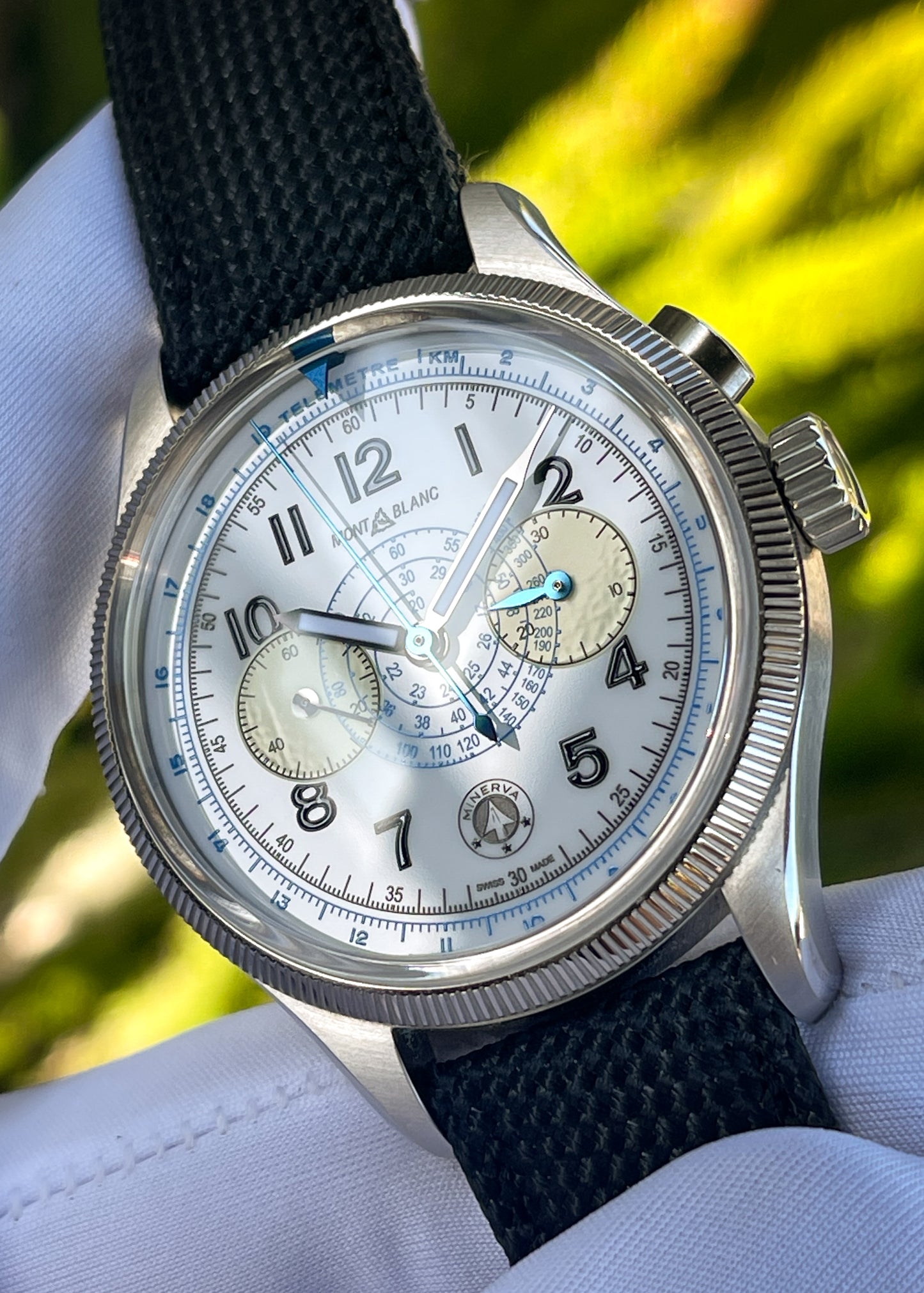 Montblanc "Blue Arrow" Minerva Chronograph P.05 - Serial "1 of 30" (Pre-Owned)