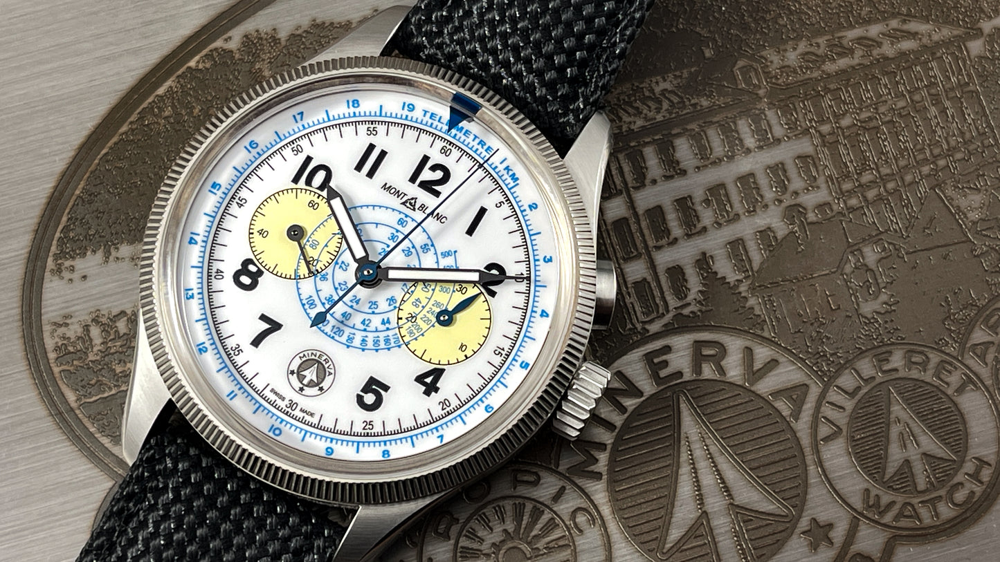 Montblanc "Blue Arrow" Minerva Chronograph P.05 - Serial "1 of 30" (Pre-Owned)