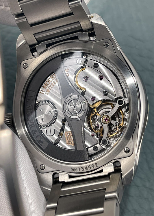H. Moser & Cie. Pioneer Centre Seconds w/ Arctic Blue Dial - Serial# 134592 (Pre-Owned)