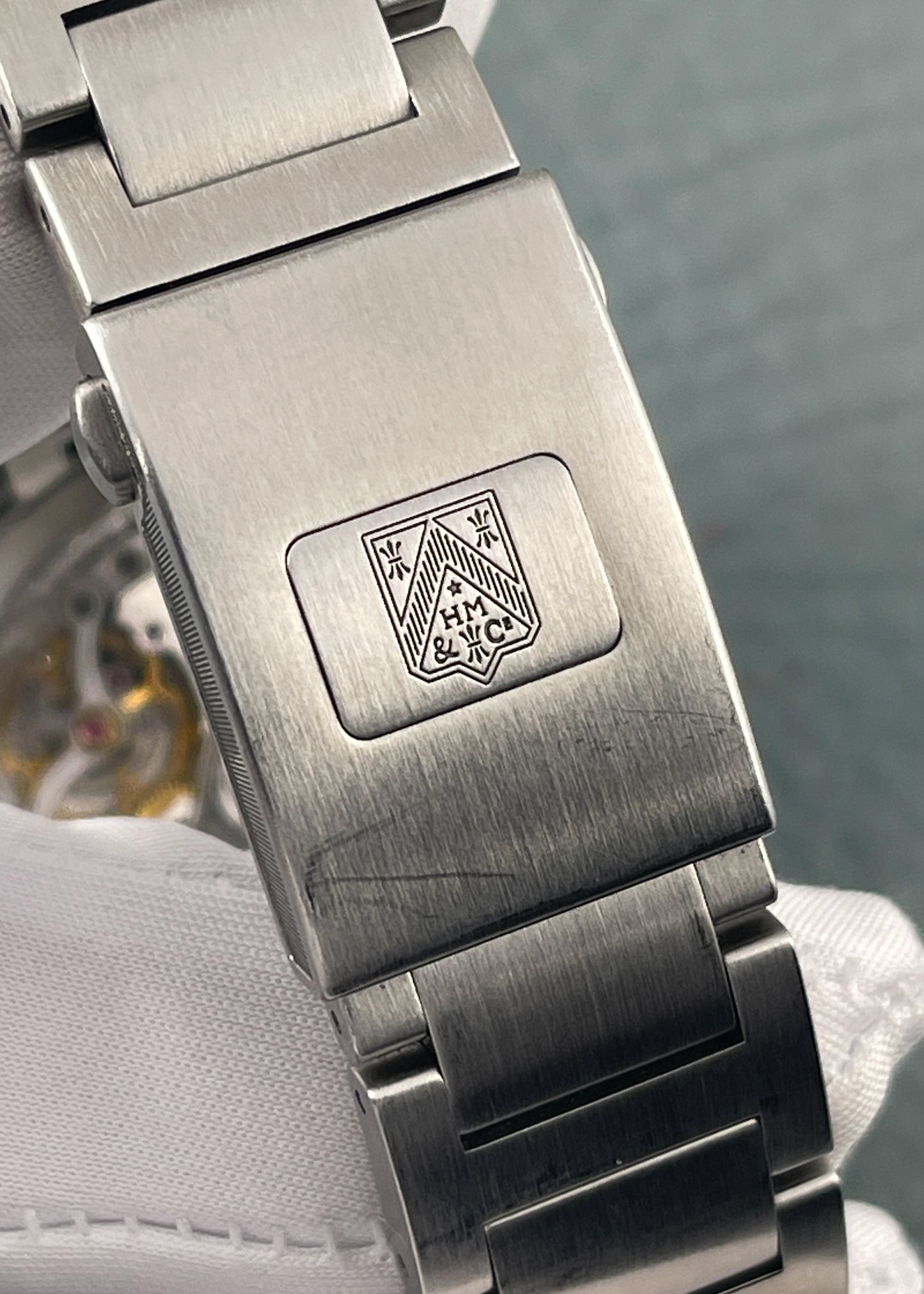 H. Moser & Cie. Pioneer Centre Seconds w/ Arctic Blue Dial - Serial# 134592 (Pre-Owned)