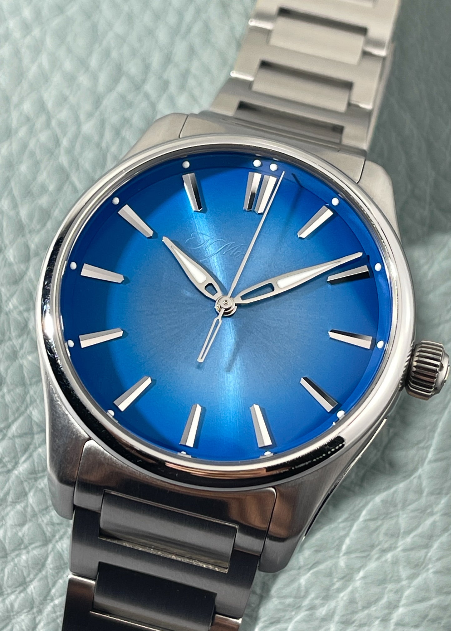 H. Moser & Cie. Pioneer Centre Seconds w/ Arctic Blue Dial - Serial# 134592 (Pre-Owned)