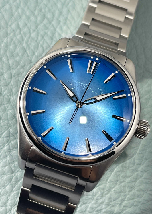 H. Moser & Cie. Pioneer Centre Seconds w/ Arctic Blue Dial - Serial# 134592 (Pre-Owned)