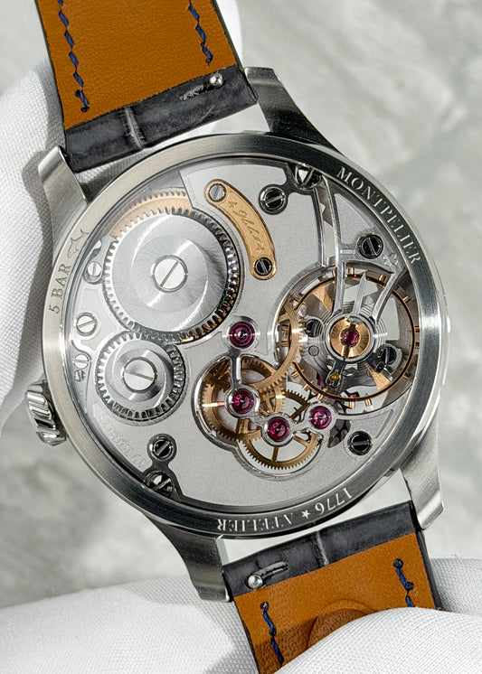 1776 Atelier "Montpelier" Stainless Steel w/ Alligator Strap - Serial #2