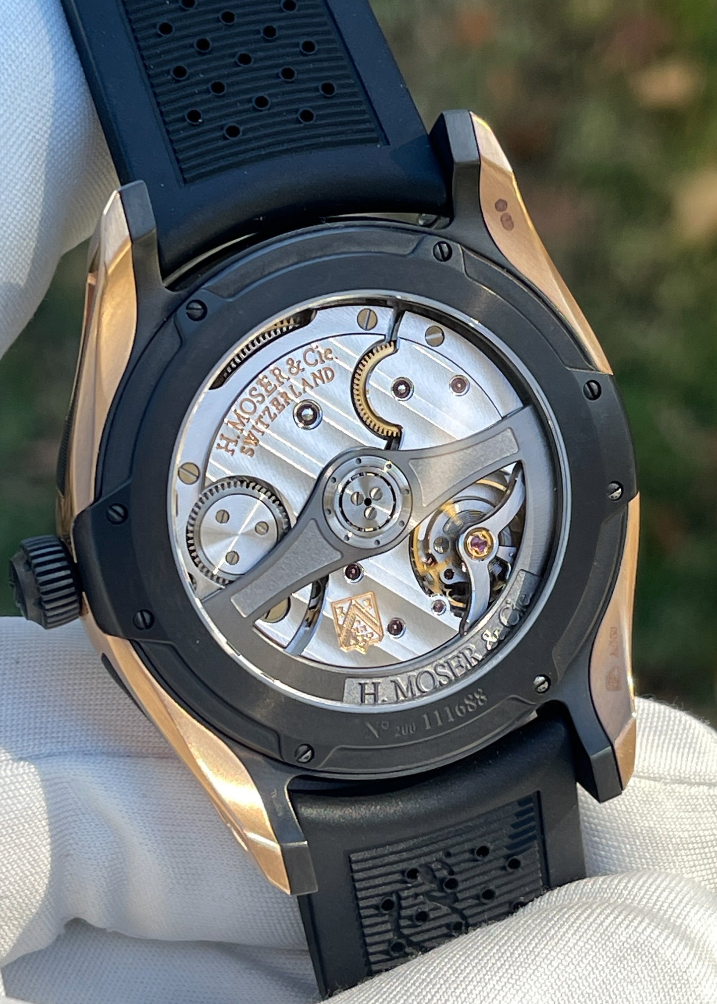 H. Moser & Cie. Pioneer Centre Seconds No 111668 (Pre-Owned)