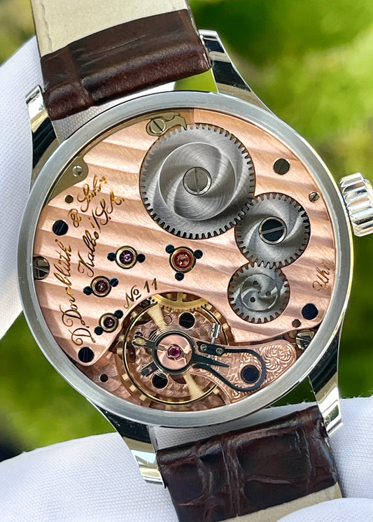 Dornblüth & Sohn 99.6-M Mondphase Stainless Steel w/ Red Wine Ceramic Dial - Serial #11 (Pre-Owned)