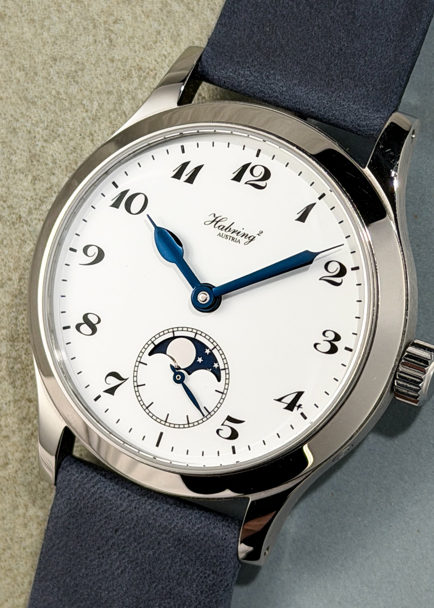 Habring² Oskar Moon w/ White Lacquer Dial - Serial #4 (Pre-Owned)