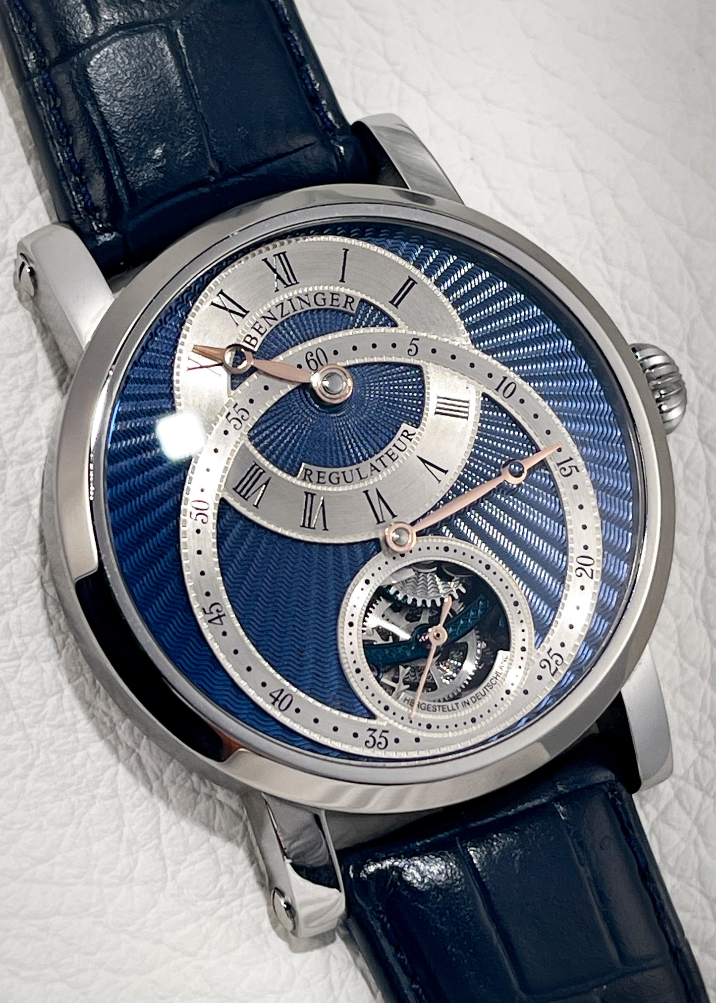 Benzinger Stainless Steel "Regulator Blue" (Pre-Owned)