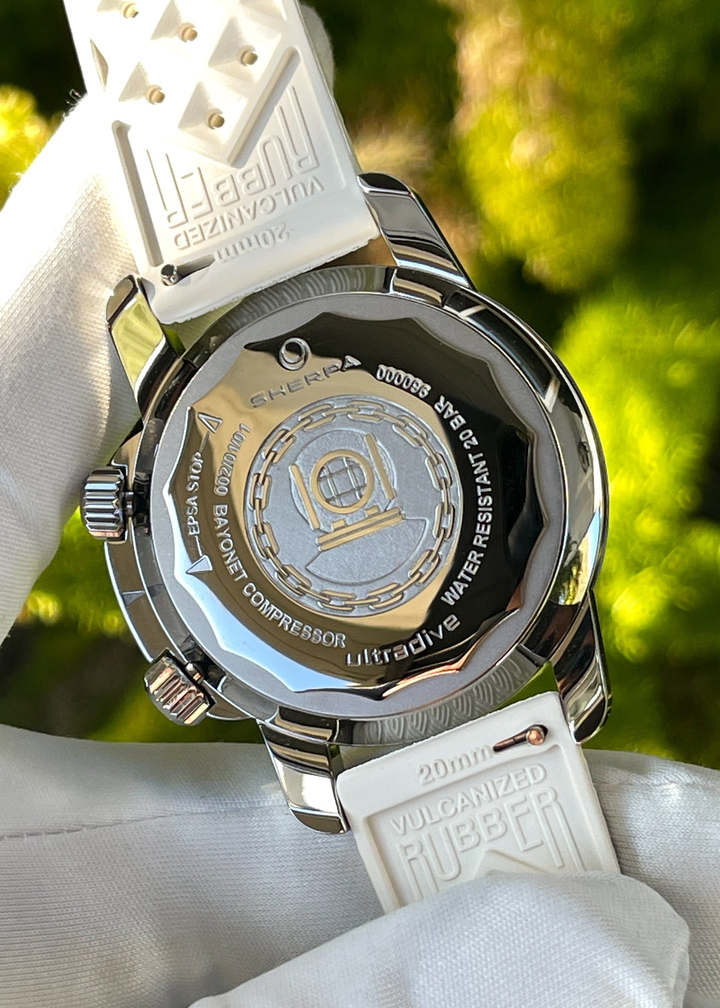 Sherpa "Ultradive" 40mm Stainless Steel Case w/ Tropic Strap (Pre-Order)