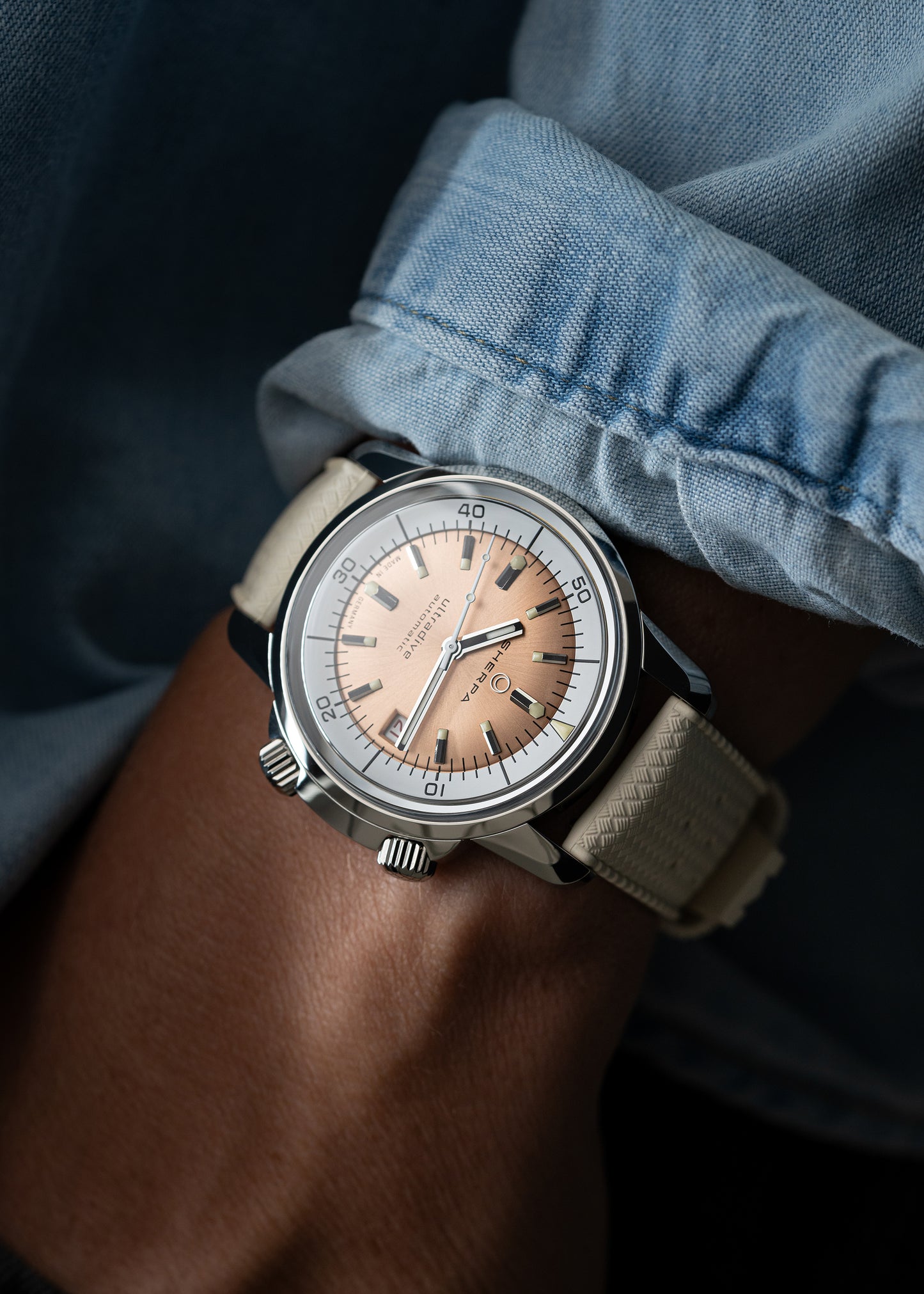 Sherpa Ultradive with Rose Gold "Sun" Dial - Reference 002/01/01 (Pre-Order)