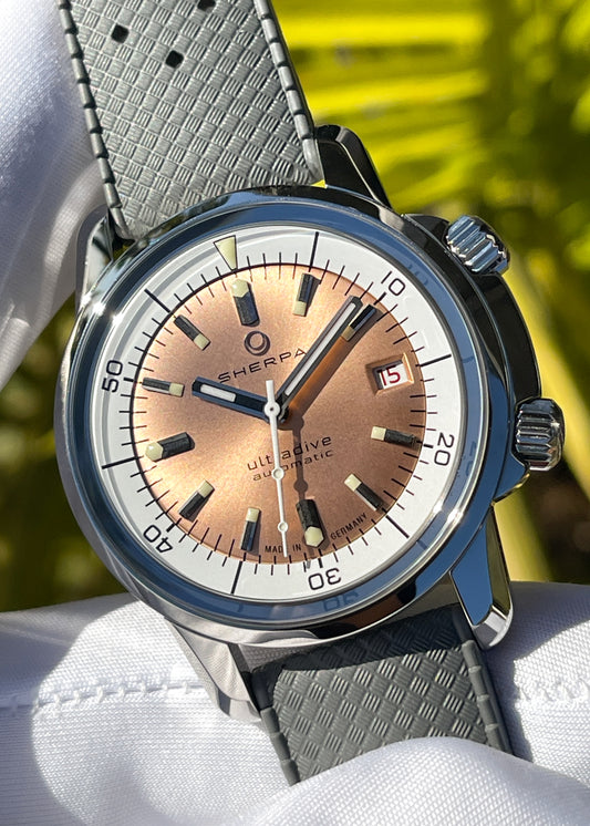 Sherpa Ultradive with Rose Gold "Sun" Dial - Reference 002/01/01 (Pre-Order)
