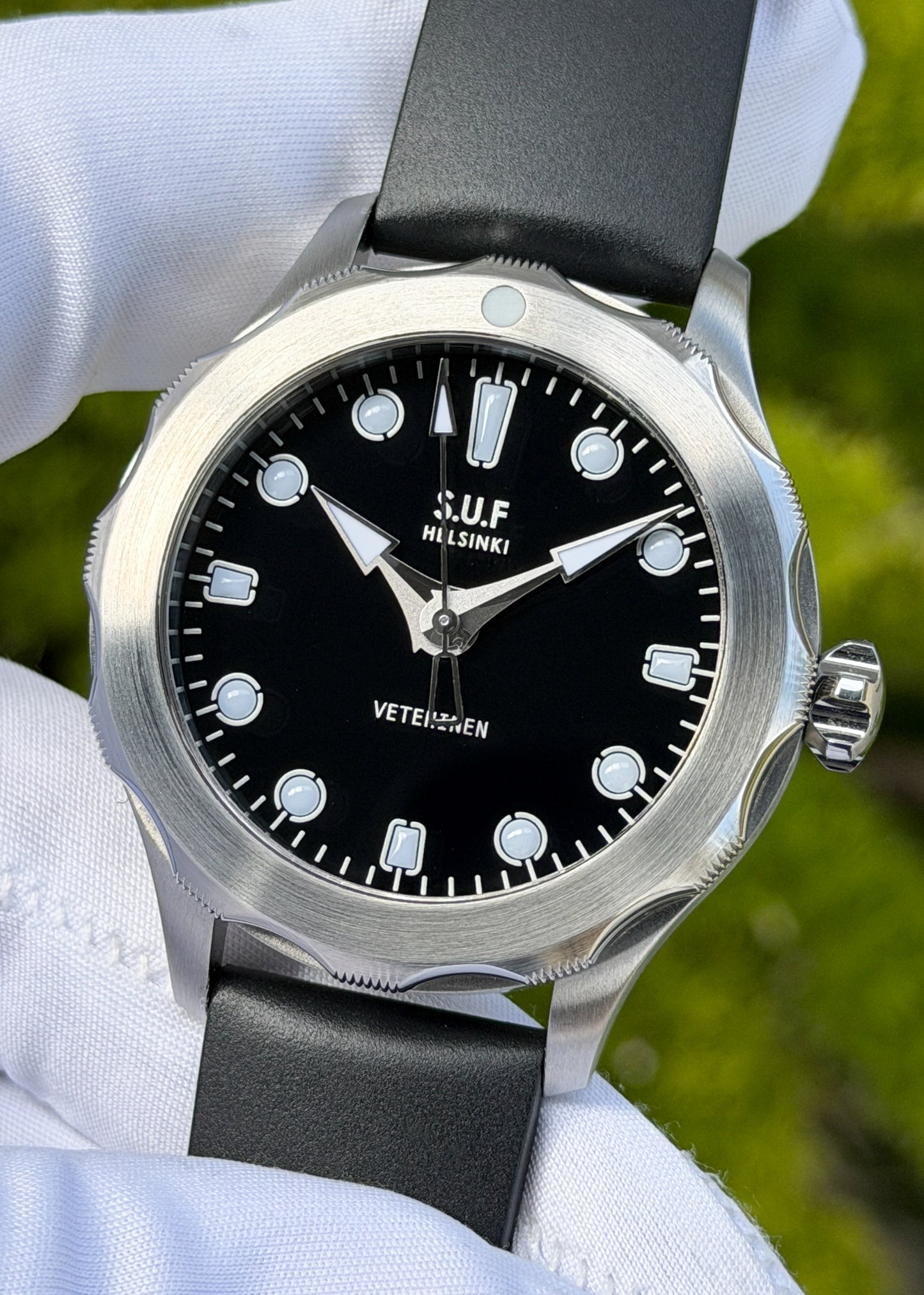 S.U.F Helsinki "Vetehinen A" Stainless Steel Special Edition w/ Black Licorice Dial - Serial #20/26 (Pre-Owned)