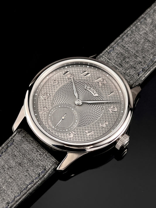Laine V38 Anthracite Dial w/ Triple Guilloché - Serial 233723 (NOS)