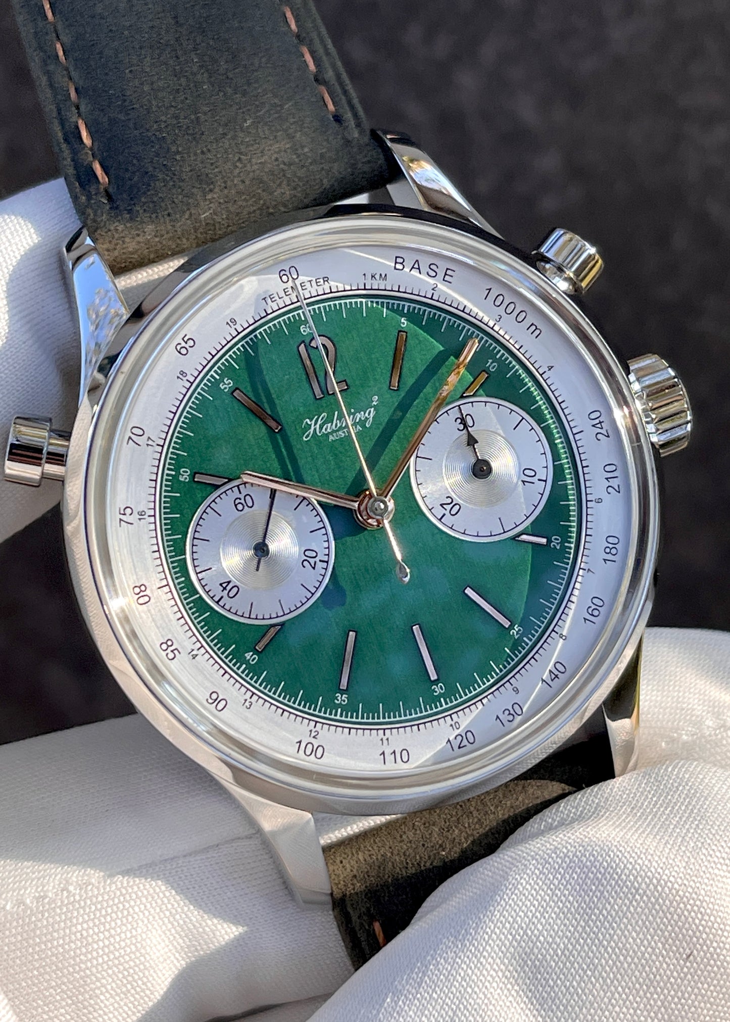 Habring² Doppel-Felix Rattrapante w/ Green Dial (Discontinued)