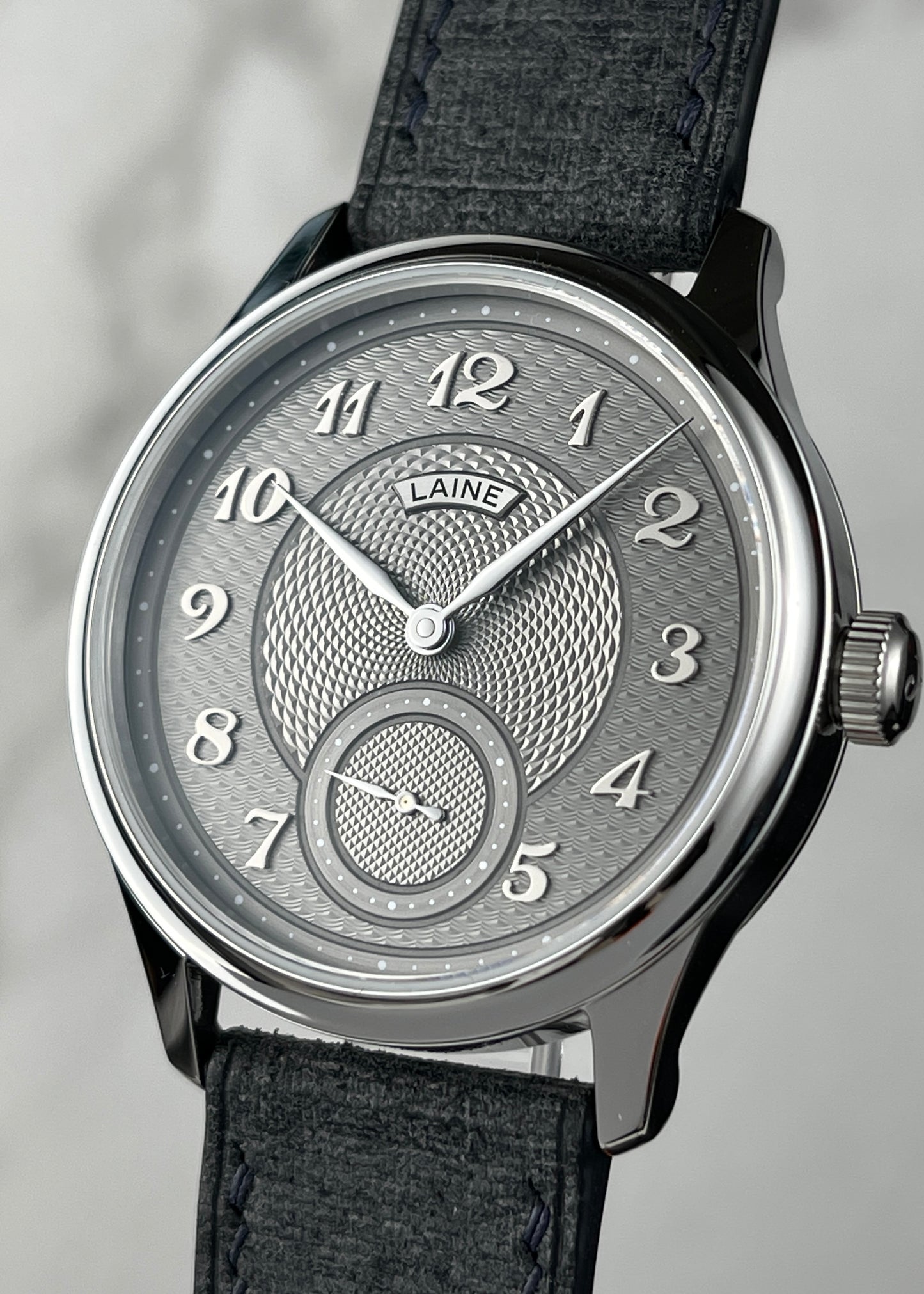 Laine V38 Anthracite Dial w/ Triple Guilloché - Serial 233723 (NOS)