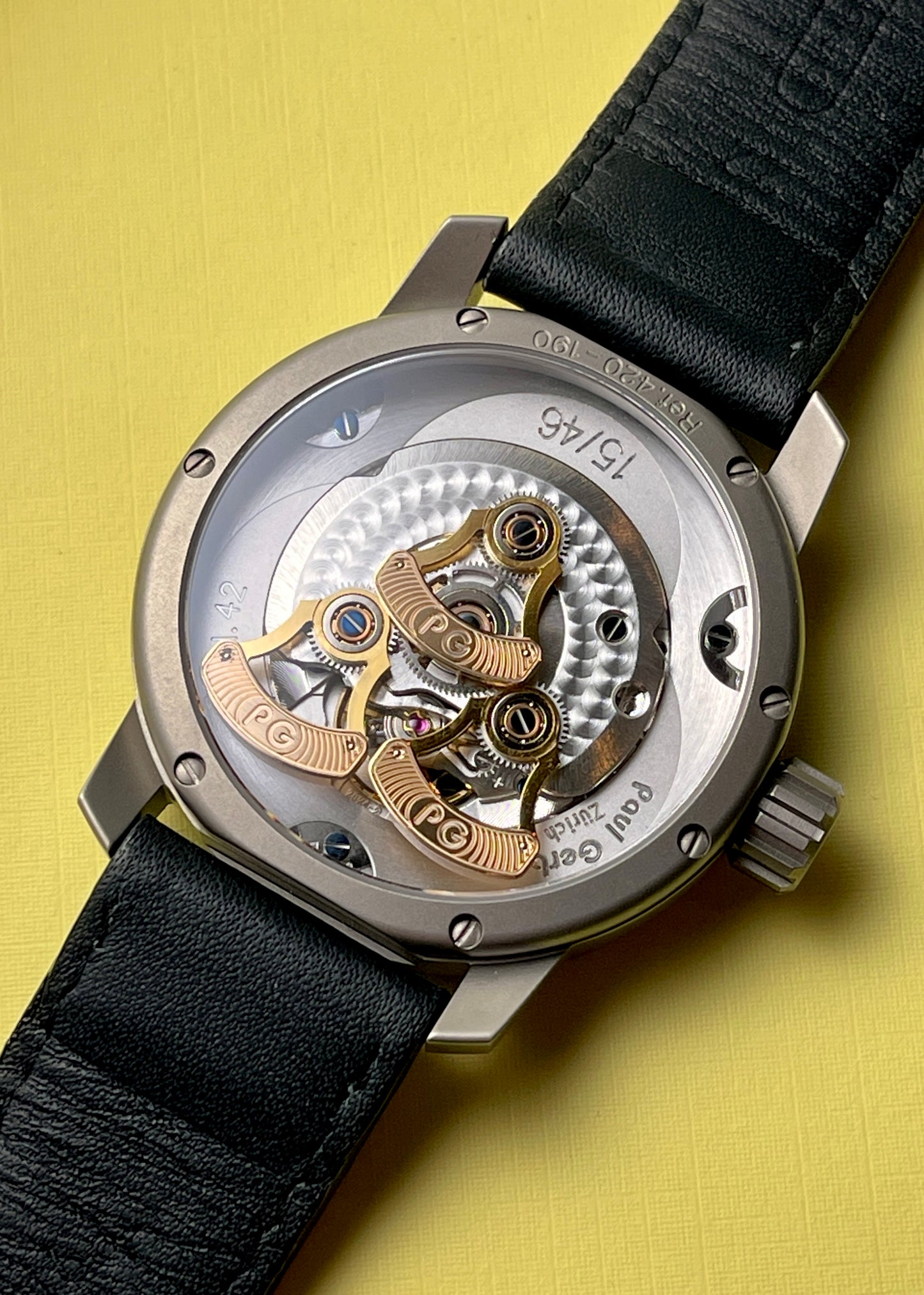 Paul Gerber Model 42 "Triple Rotor-1" Special Edition Serial #15/46 (Pre-Owned)