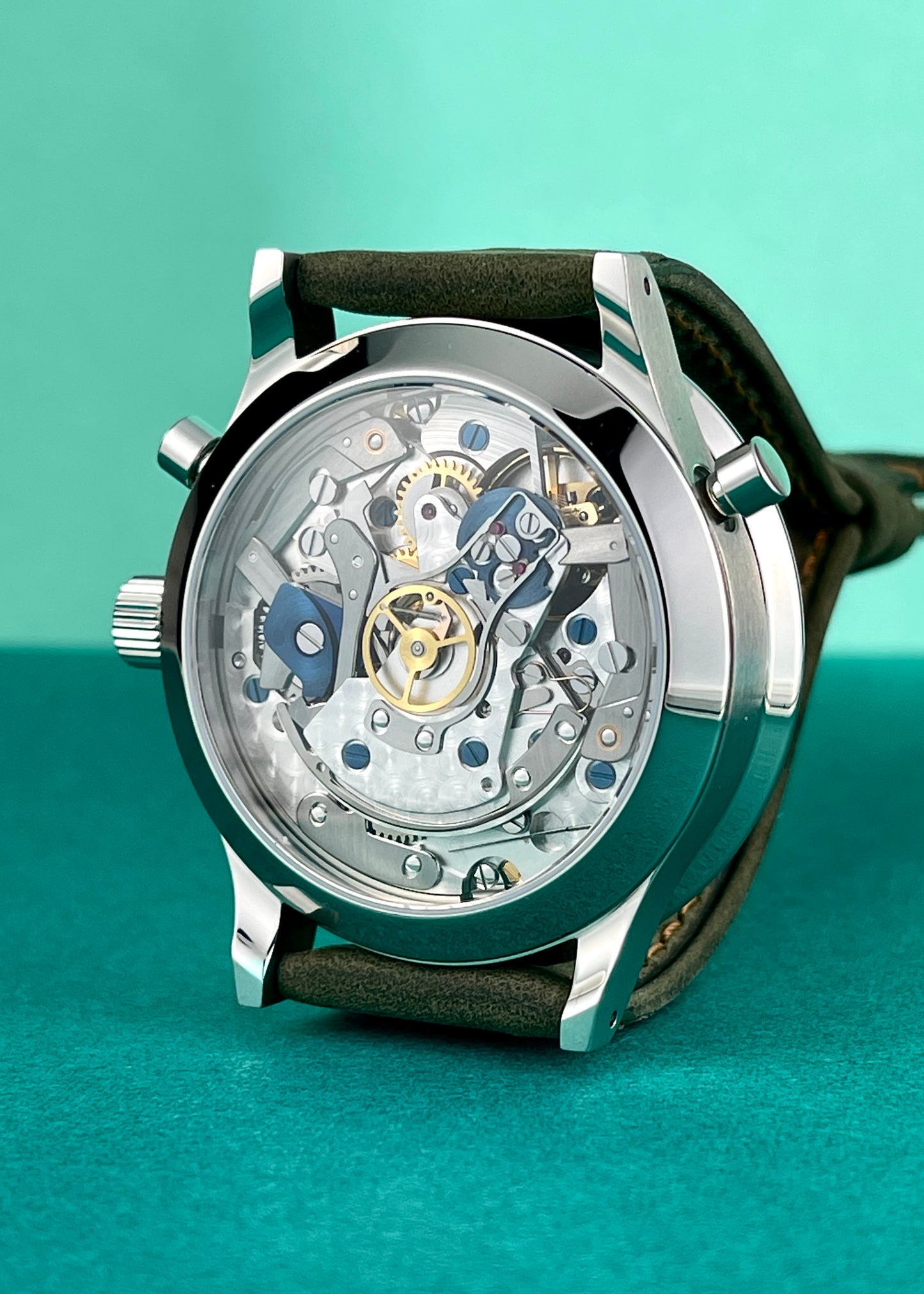 Habring² Doppel 38 Salmon Dial w/ 41mm Bezel (Pre-Order)