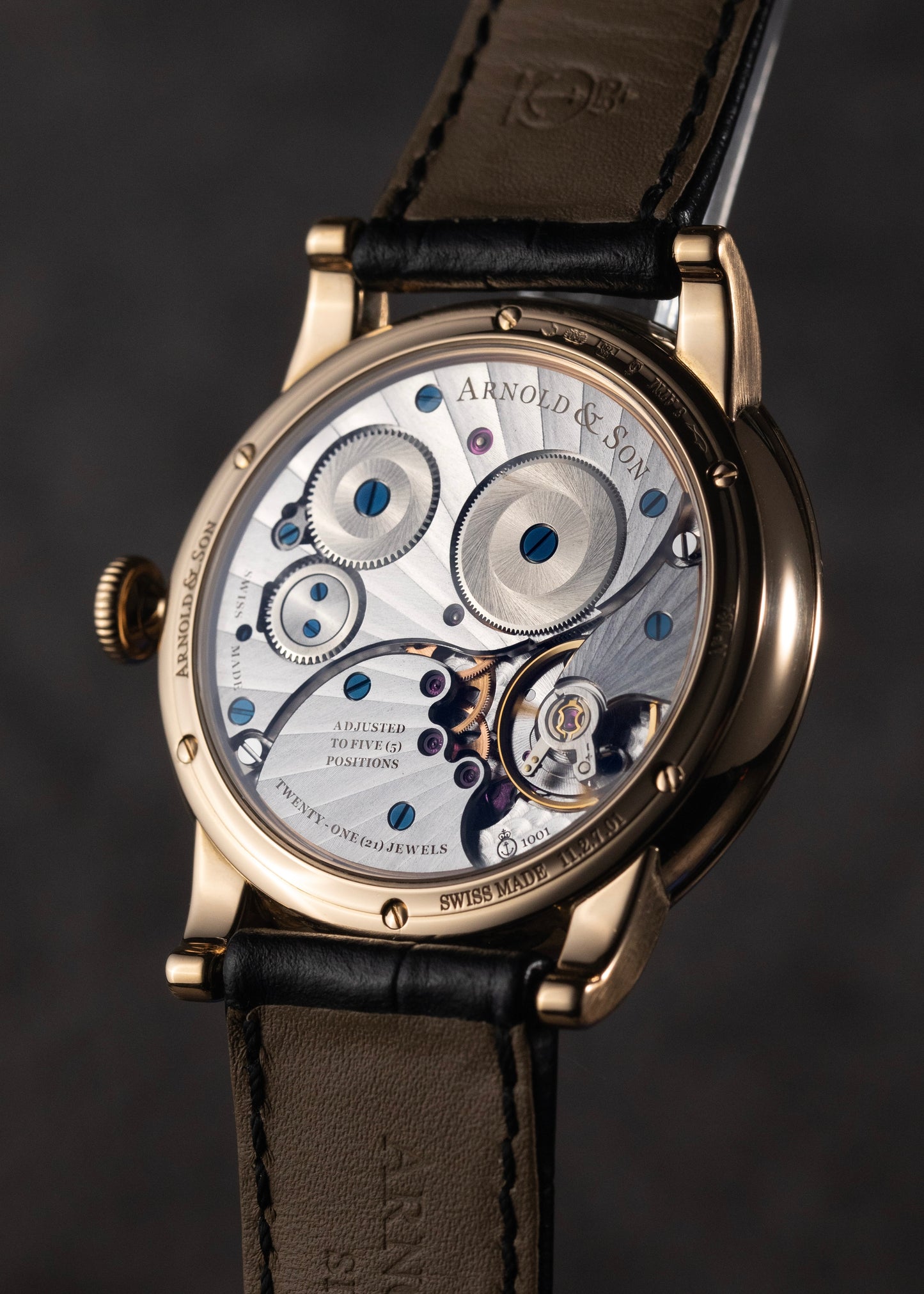 Arnold & Son 18k HMS1 Guilloché (Pre-Owned)