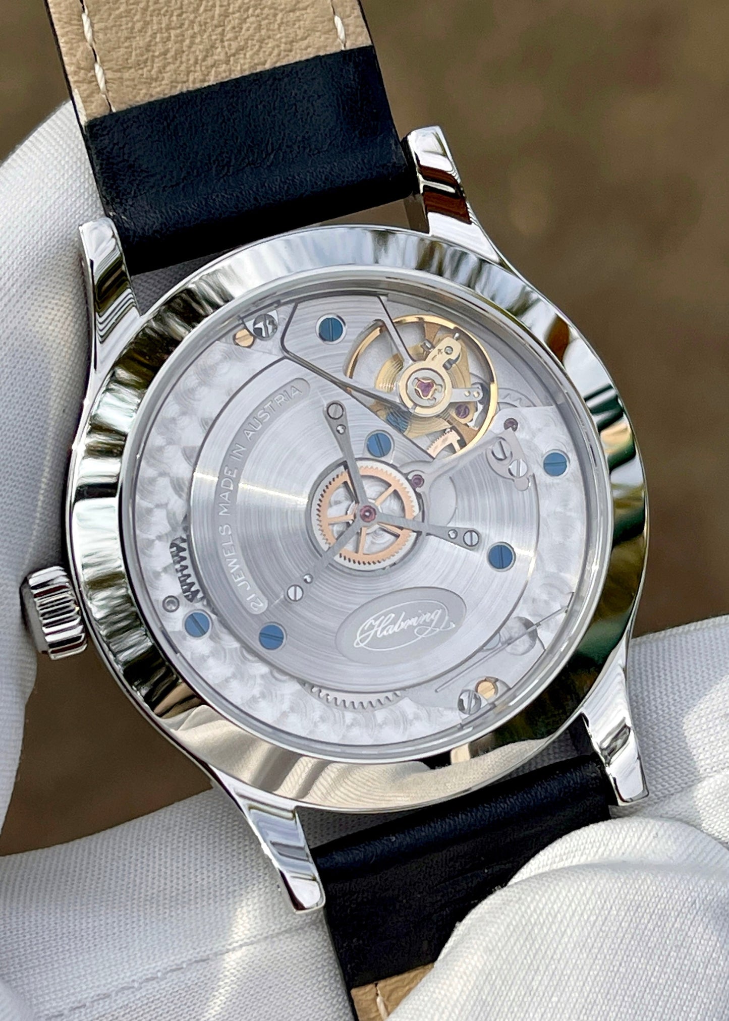 Habring² Foudroyante-Felix Silver Dial w/ Blued Leaf Hands (Pre-Order)