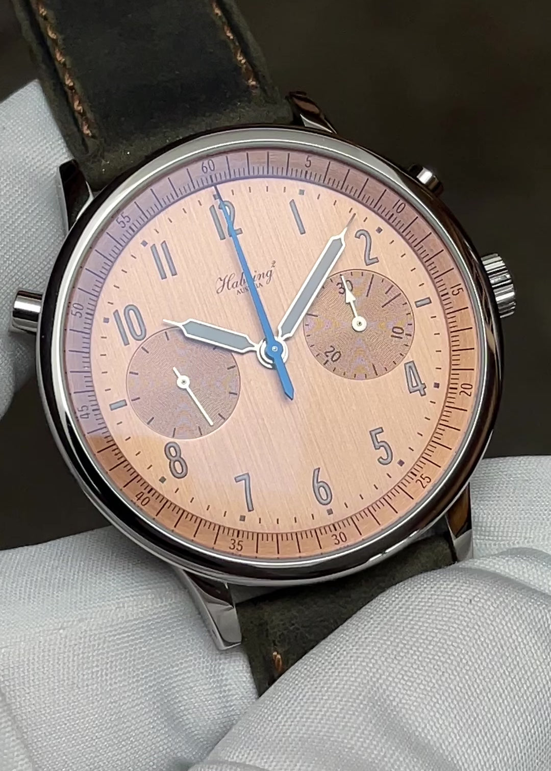 Video of Habring2 Doppel 38 Salmon Dial