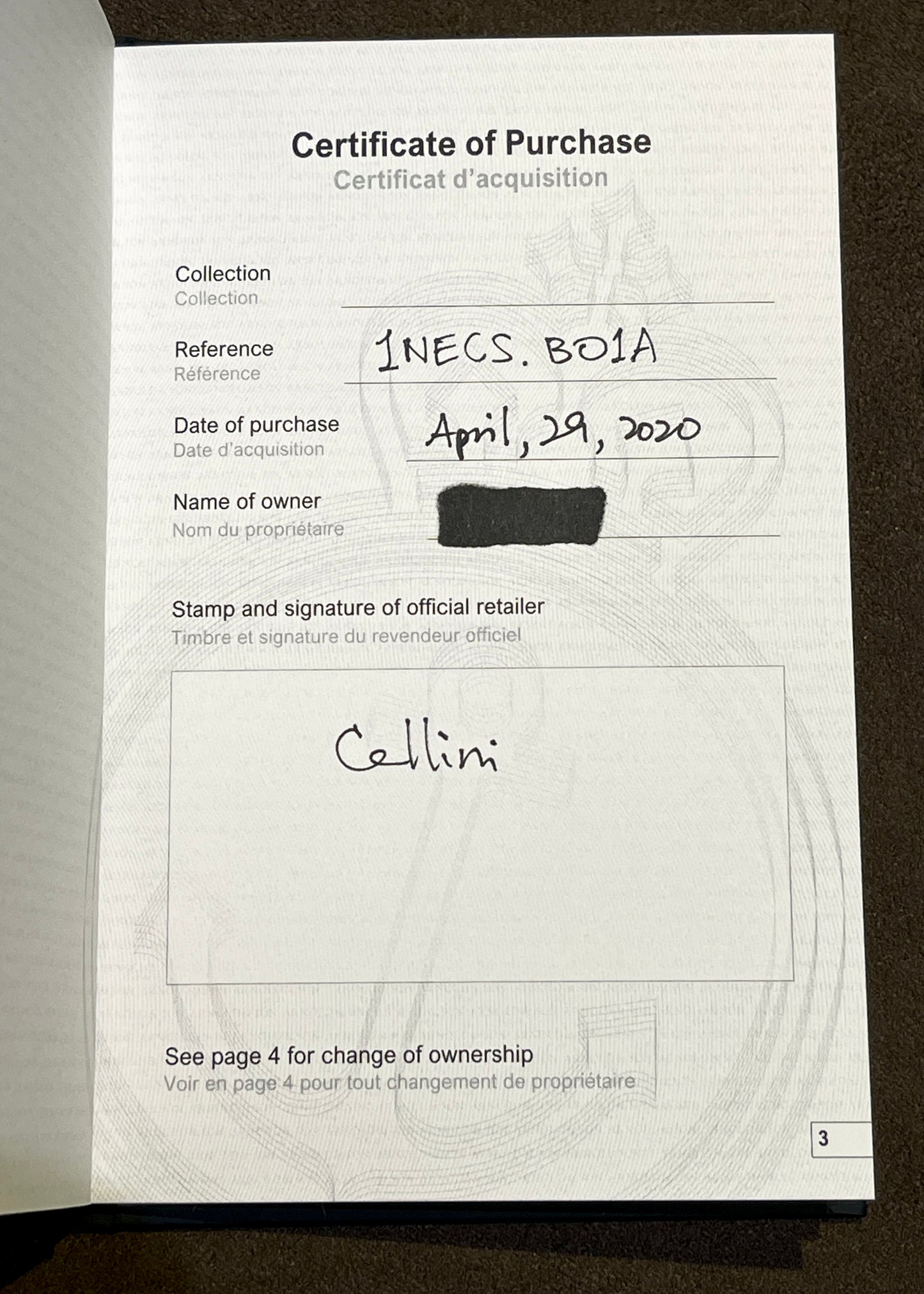 Arnold & Son 38mm Nebula - Special Edition 1 of 50 (Pre-Owned)