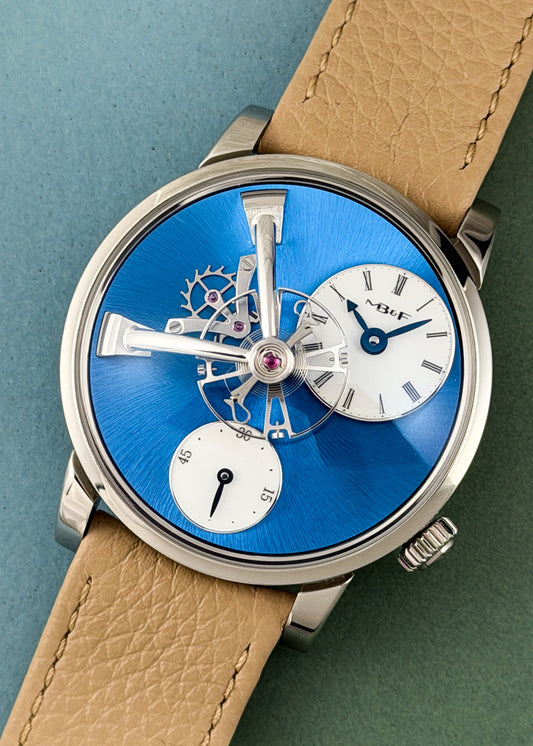 MB&F LM101 Stainless Steel Blue Dial - Serial #51A15055 (Pre-Owned)